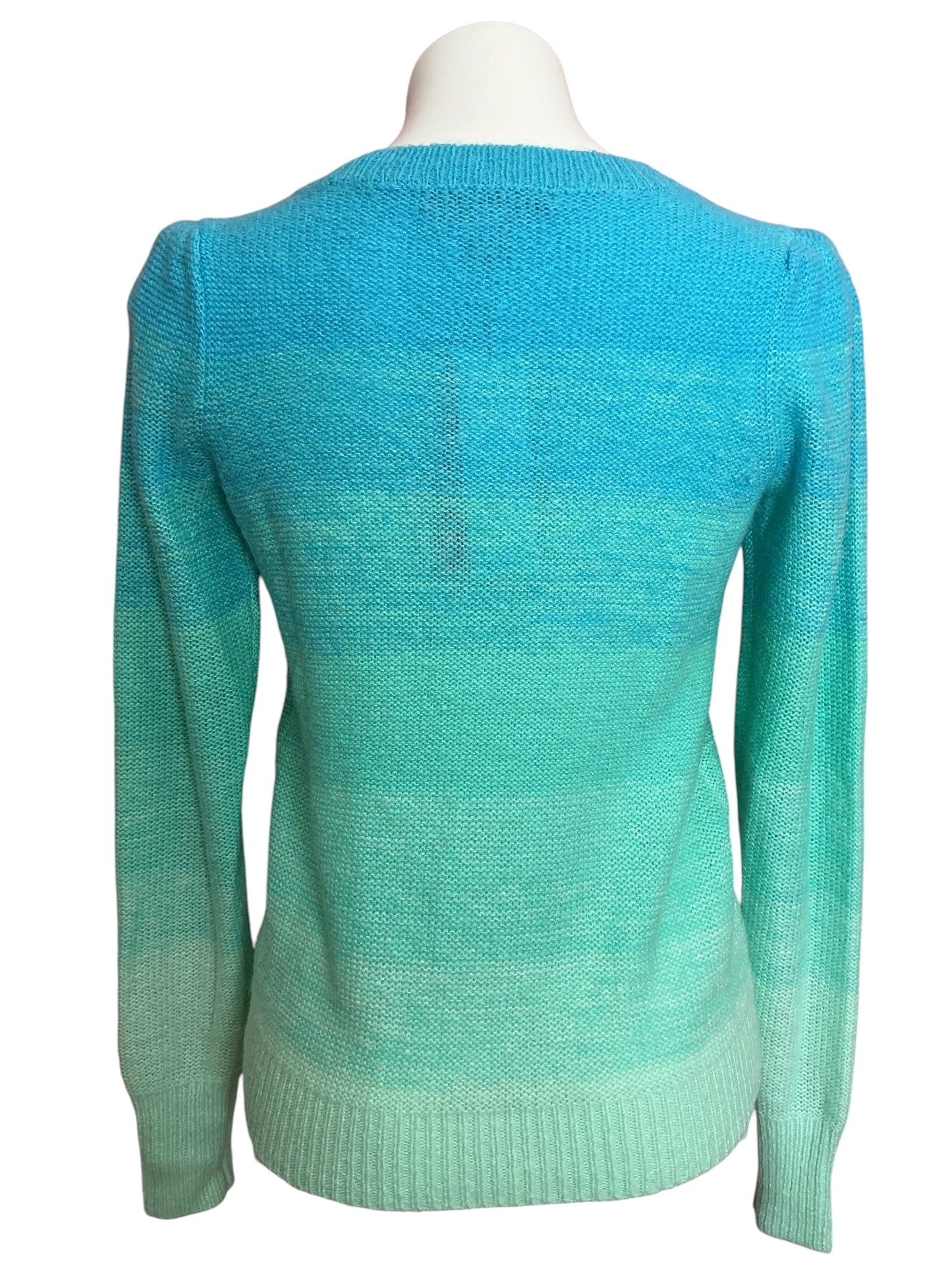 Lilly Pulitzer NWT Olinia Sweater Seabreeze Blue Marled Ombre - Size XS