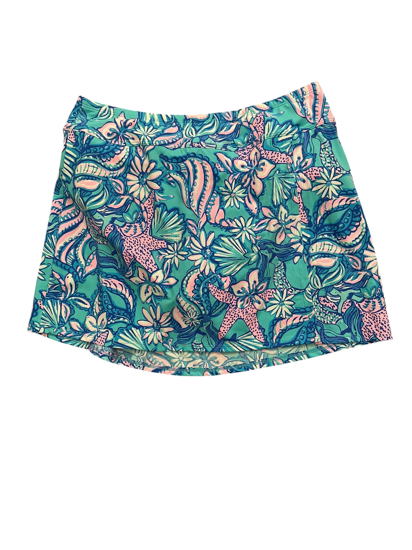 Lilly Pulitzer NWT Kellyann Skirted Bottom Amalfi Blue Sound The Sirens - Size 10