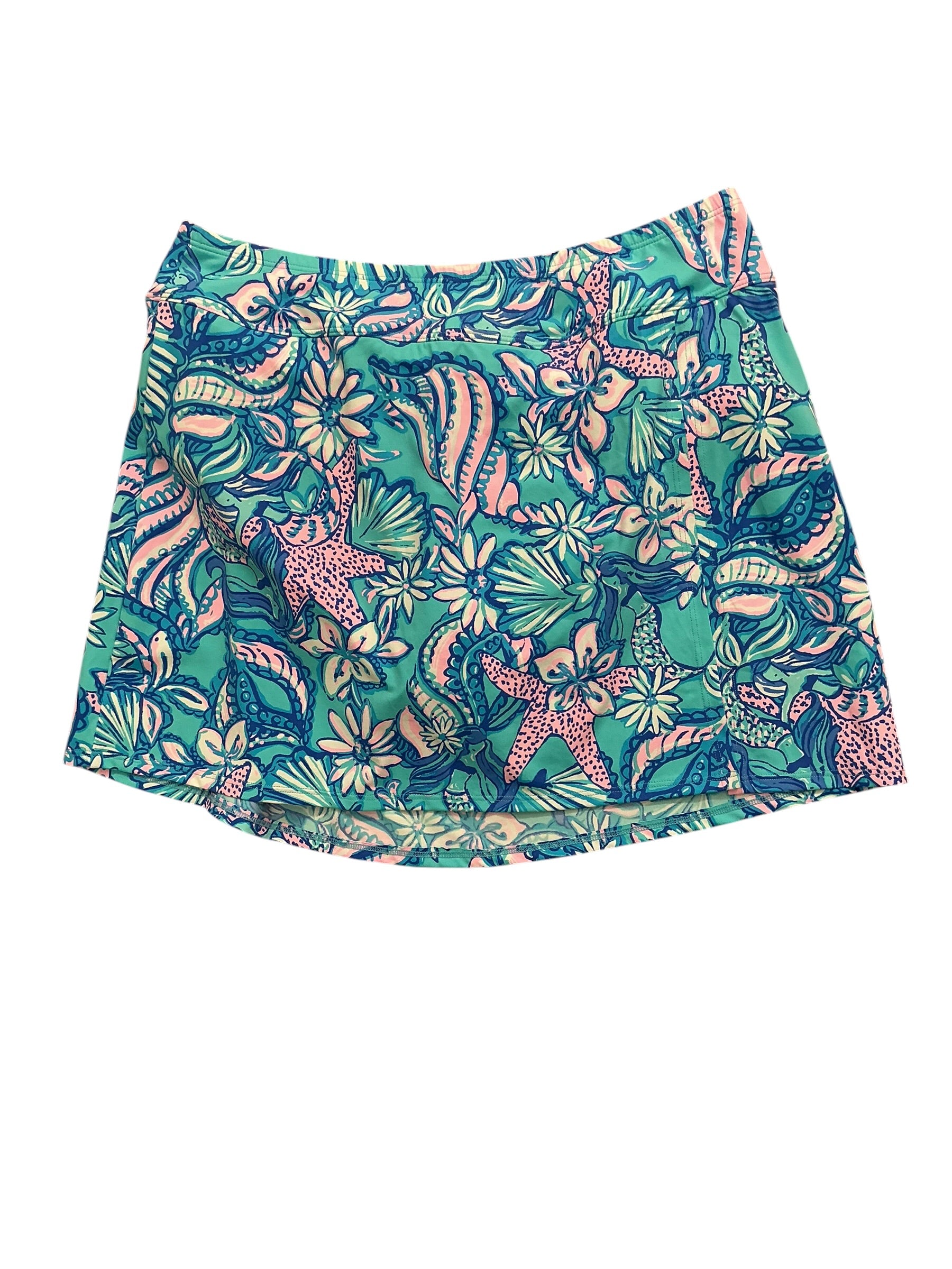 Lilly Pulitzer NWT Kellyann Skirted Bottom Amalfi Blue Sound The Sirens - Size 10