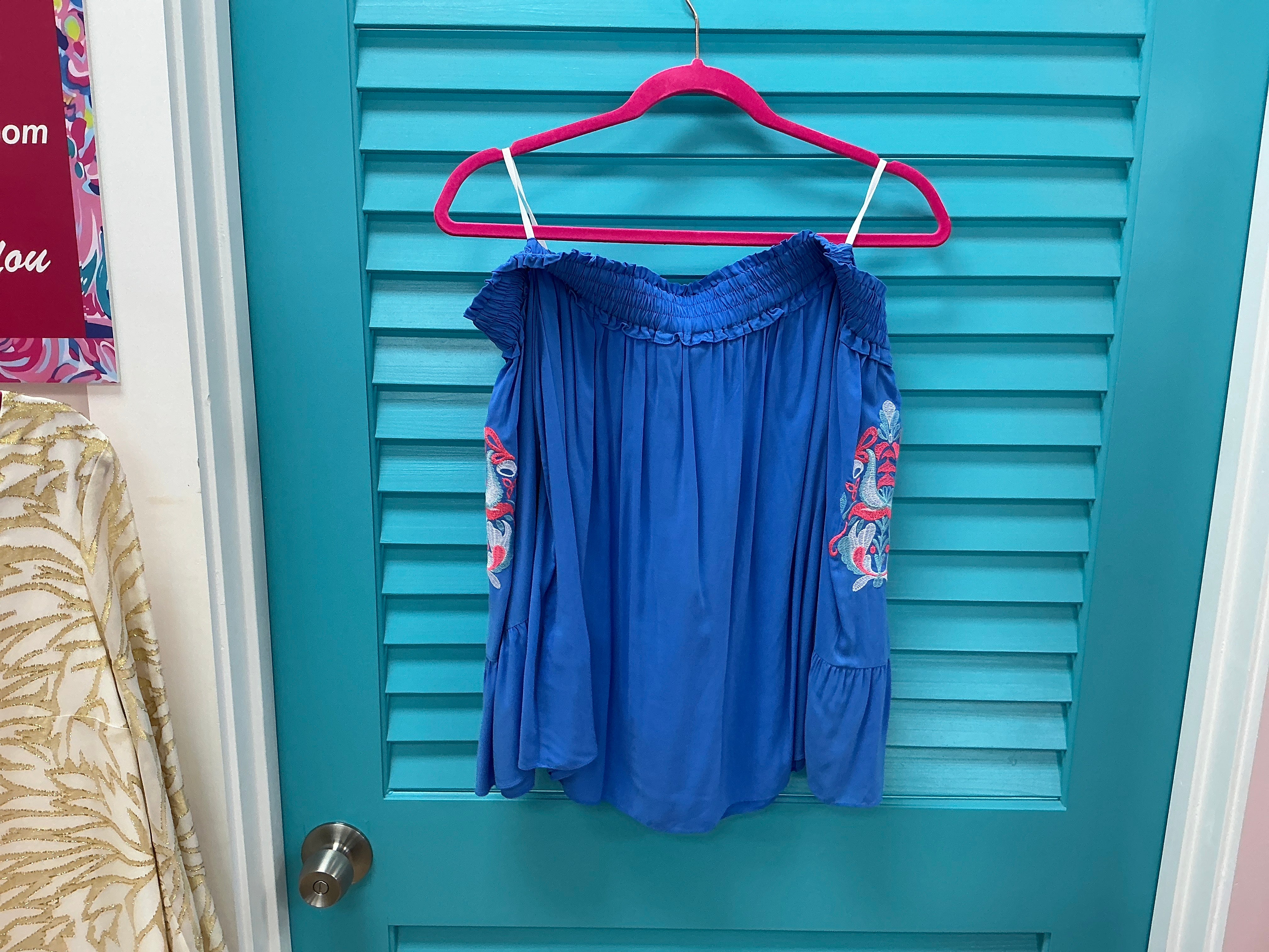 Lilly Pulitzer Top NWT - Moira Top - Bennet Blue - Size L