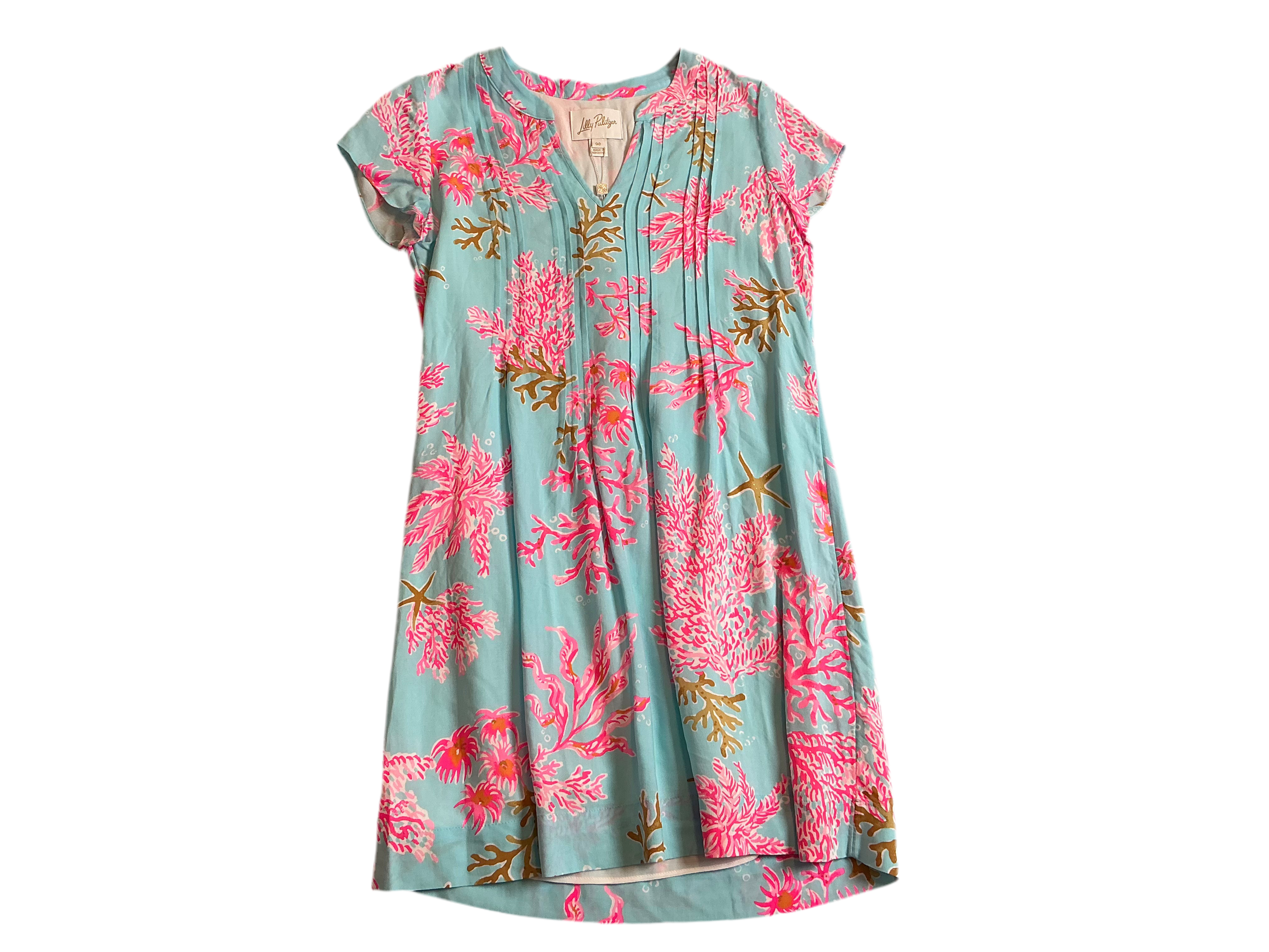 Lilly Pulitzer NWT - Ansella Tunic Dress - Multi Royal Coral - Size 00