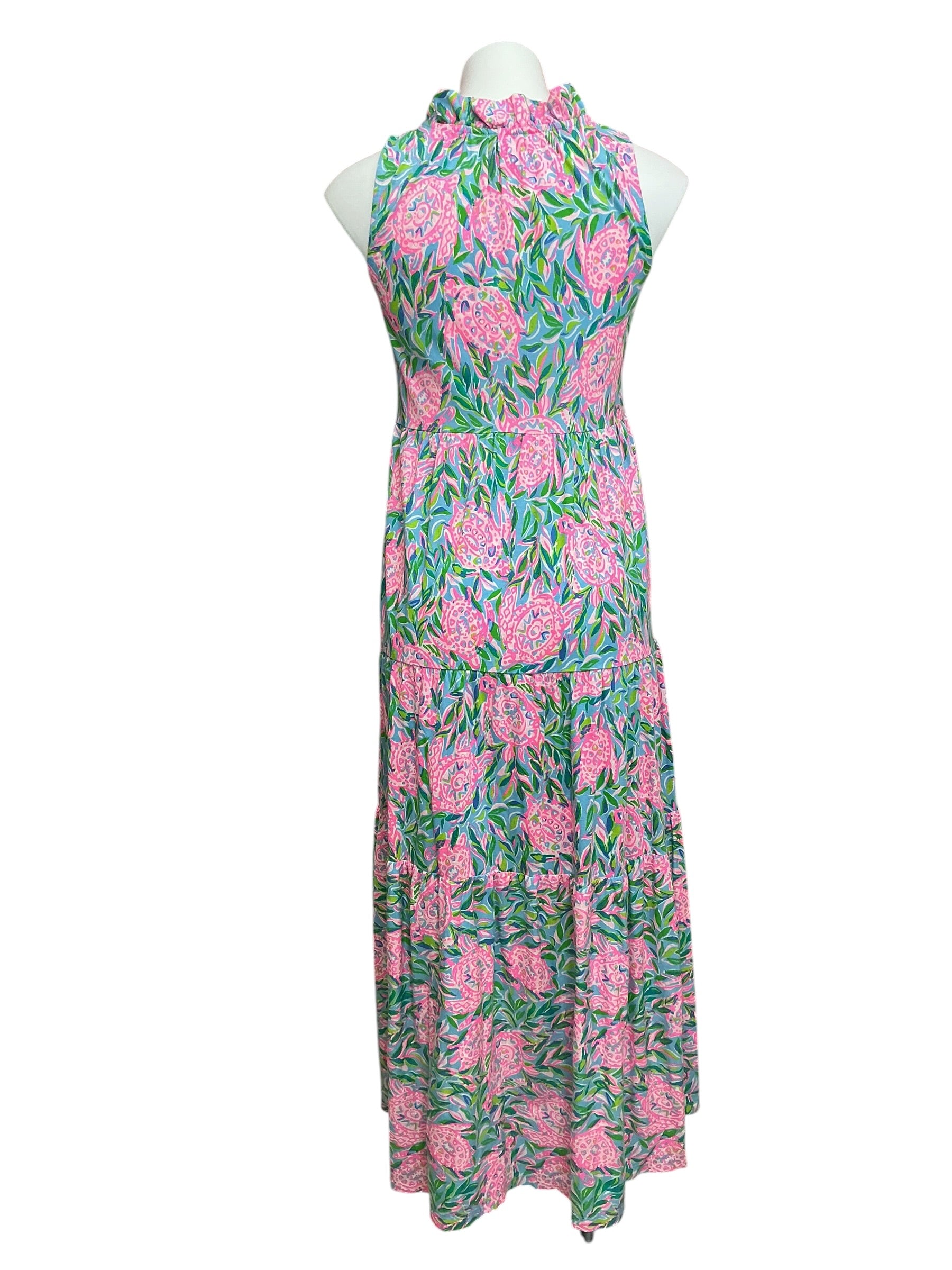 Lilly Pulitzer Malone Maxi Dress Turtley In Love - Size XXS