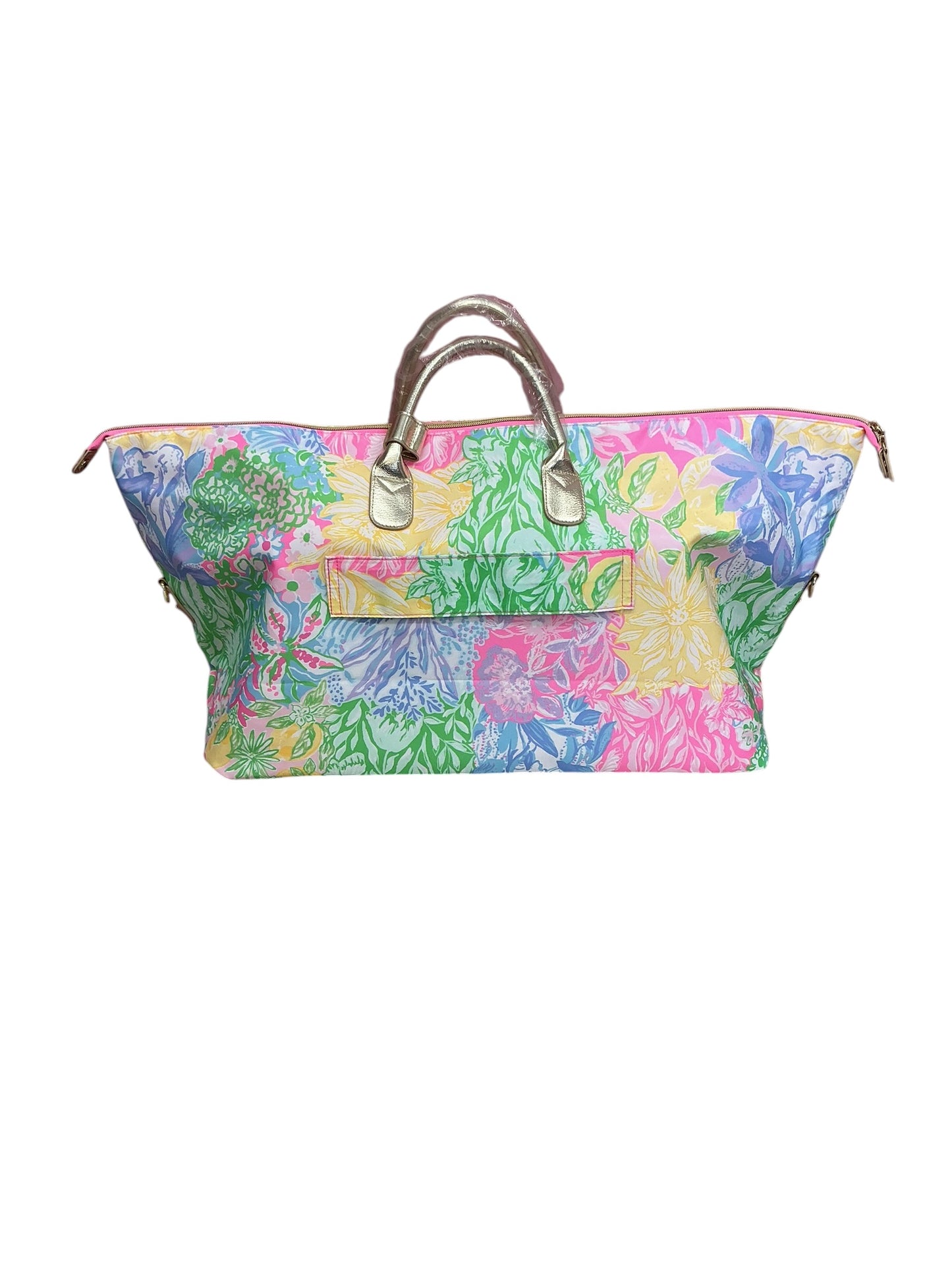 Lilly Pulitzer Weekender Duffle Bag Bright Delight Patch