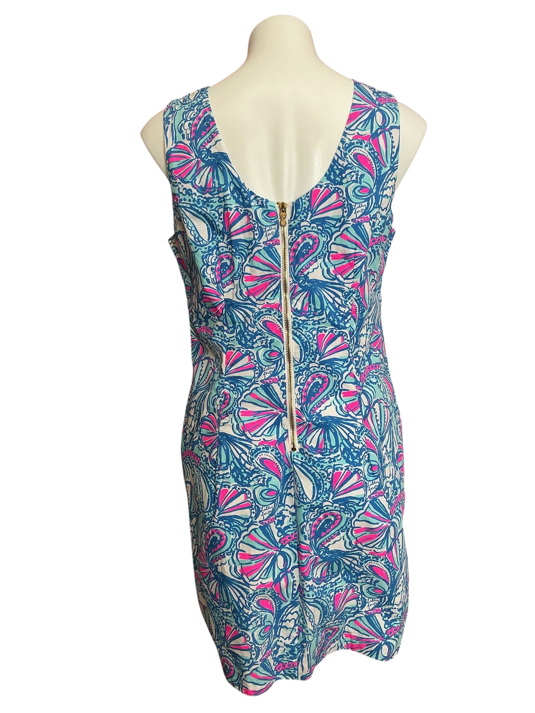 Lilly Pulitzer Target Sleeveless Shift Dress My Fans - Size 16
