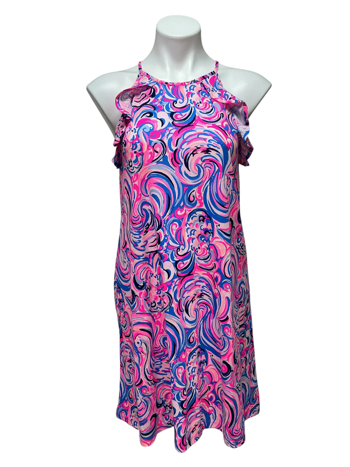 Lilly Pulitzer NWT Billie Dress Raz Berry Flamingoals - Size S