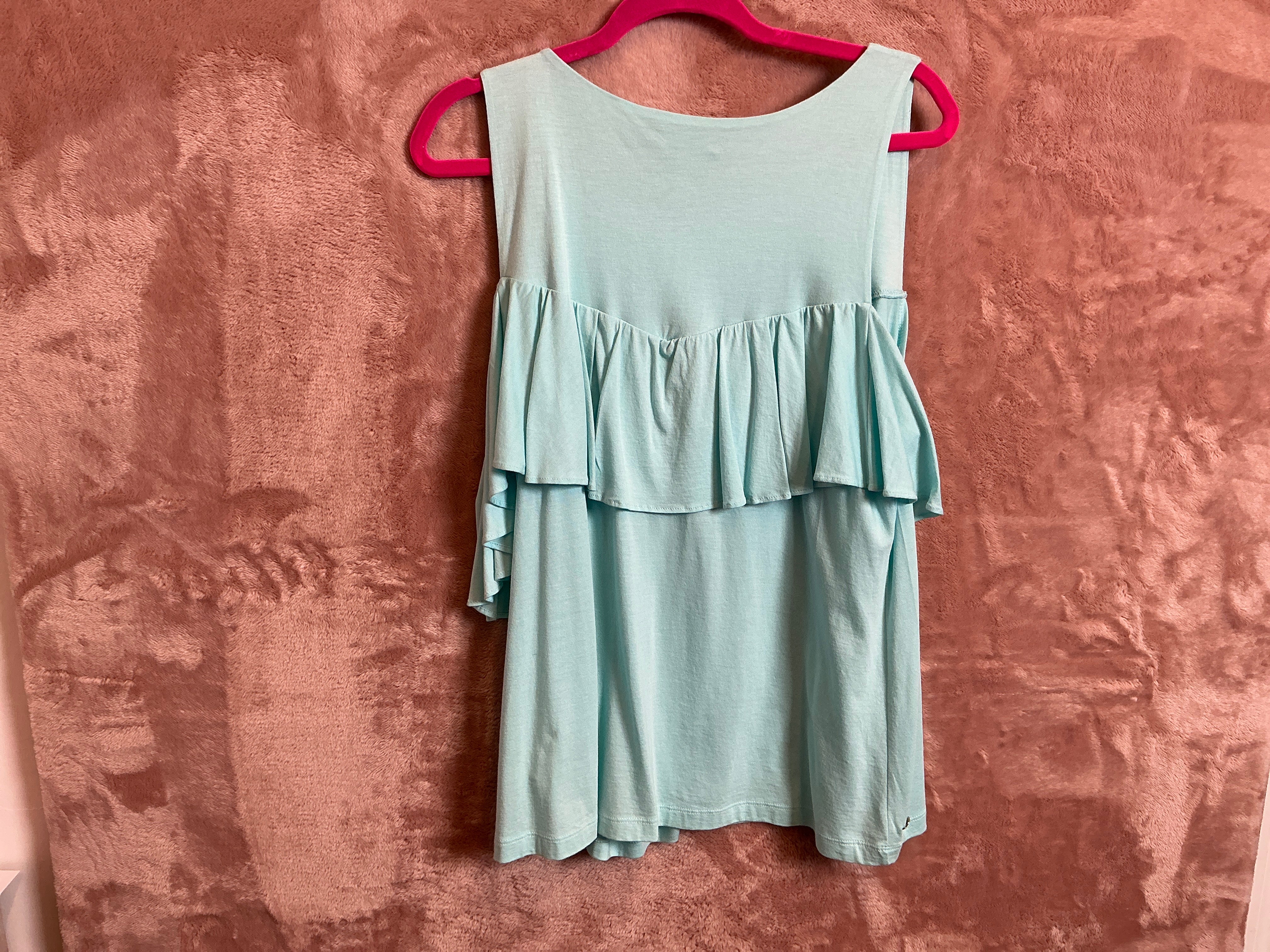 Lilly Pulitzer Top NWT - Lyra Top - SeaSalt Blue - Size L