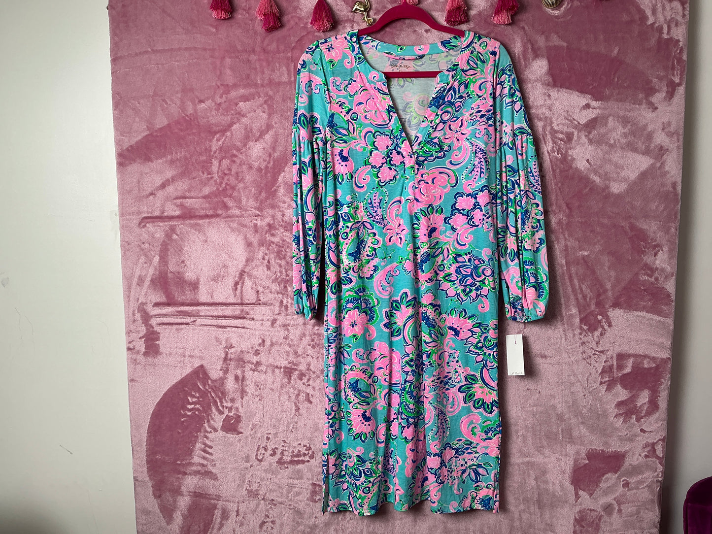 Lilly Pulitzer Solia UPF 50+ Dress - Heathered Soleil Pink - Size XS