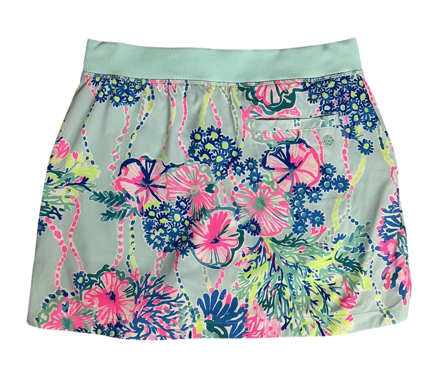 Lilly Pulitzer Run Around Skort Multi Beach You You To It - Size M