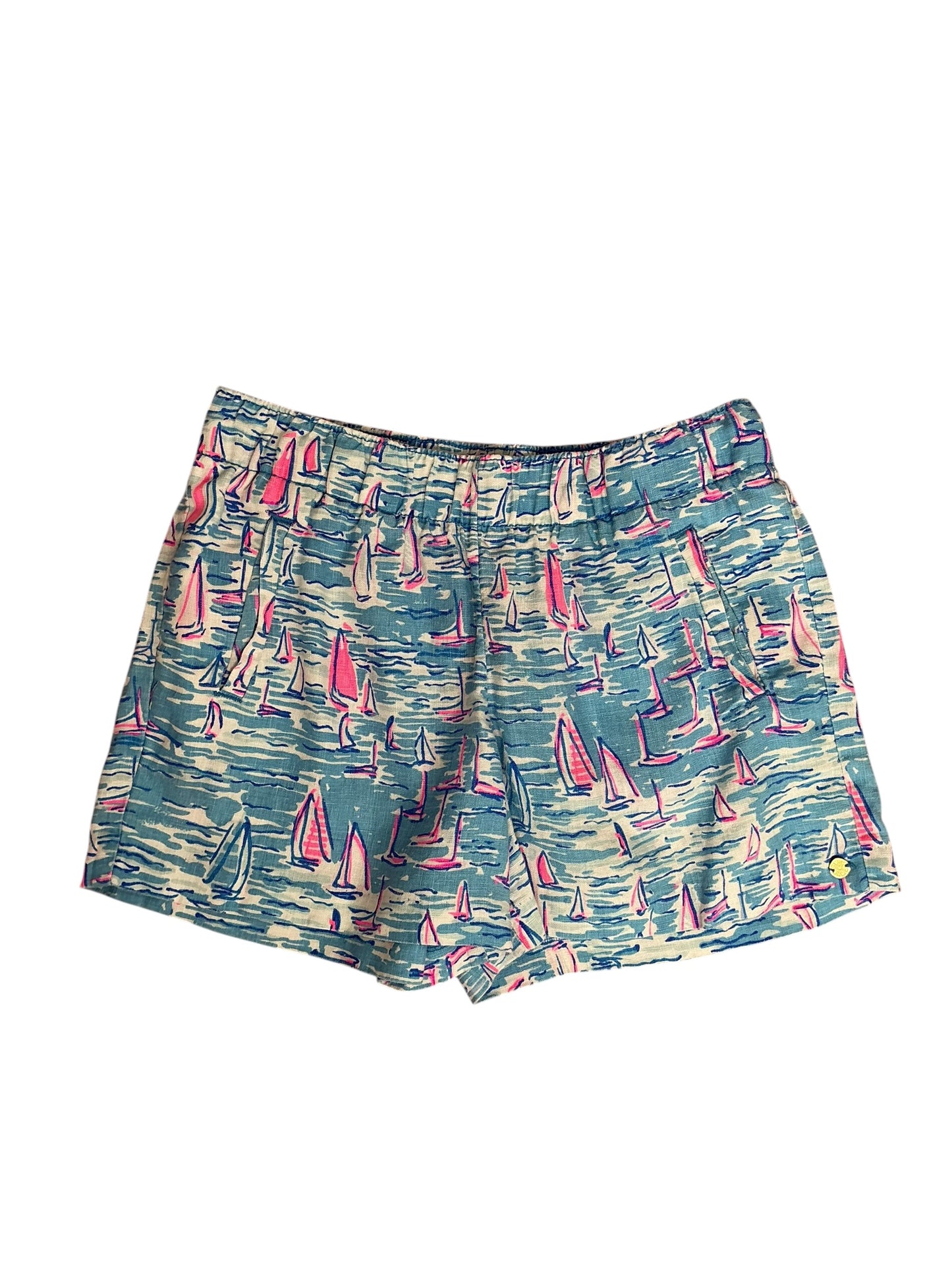 Lilly Pulitzer Lilo Short Zanzibar Blue Boatylicious - Size S
