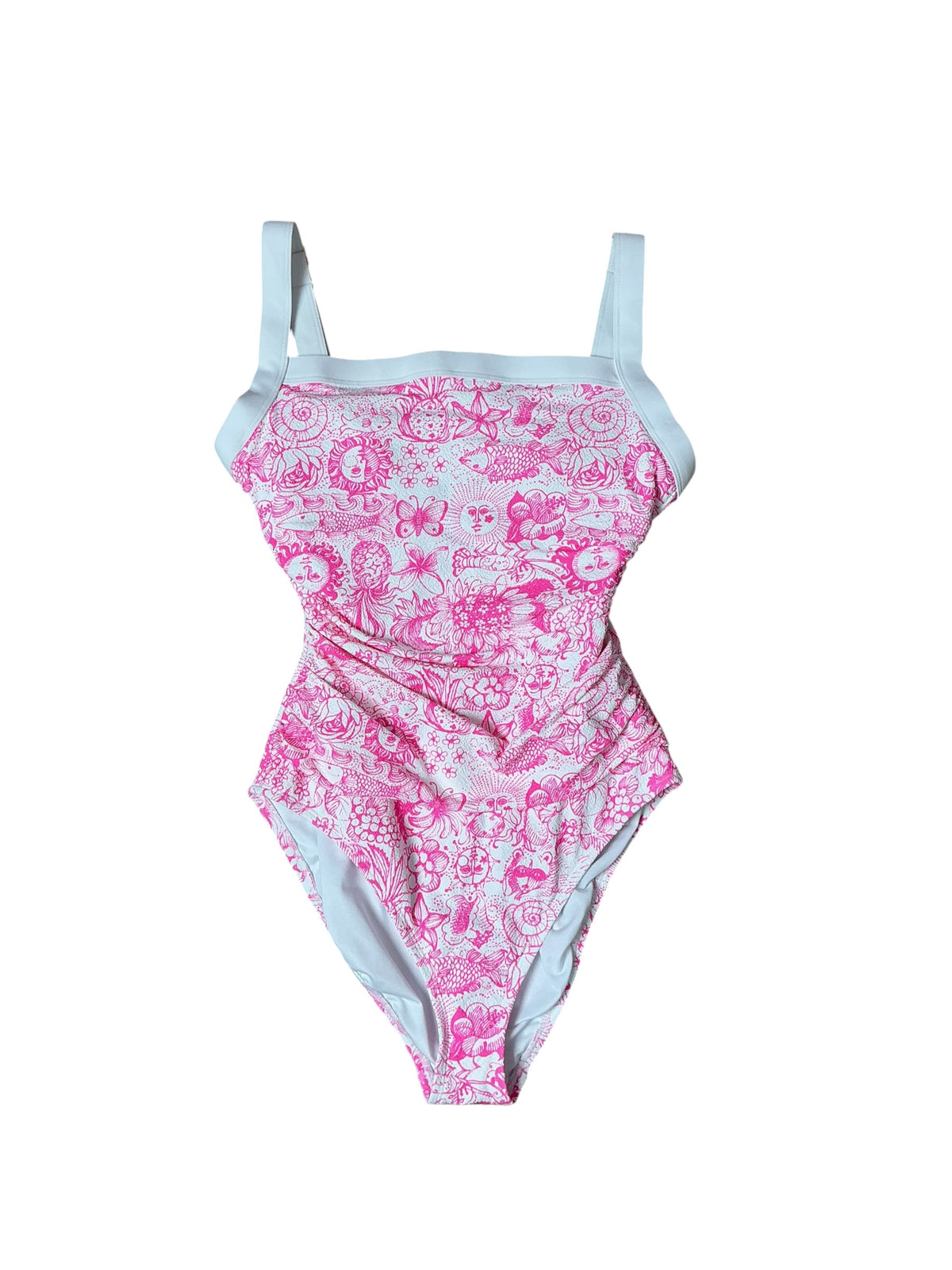 Lilly Pulitzer NWT Keon Blossom Pink Lil Fleur De Lilly - Size 12