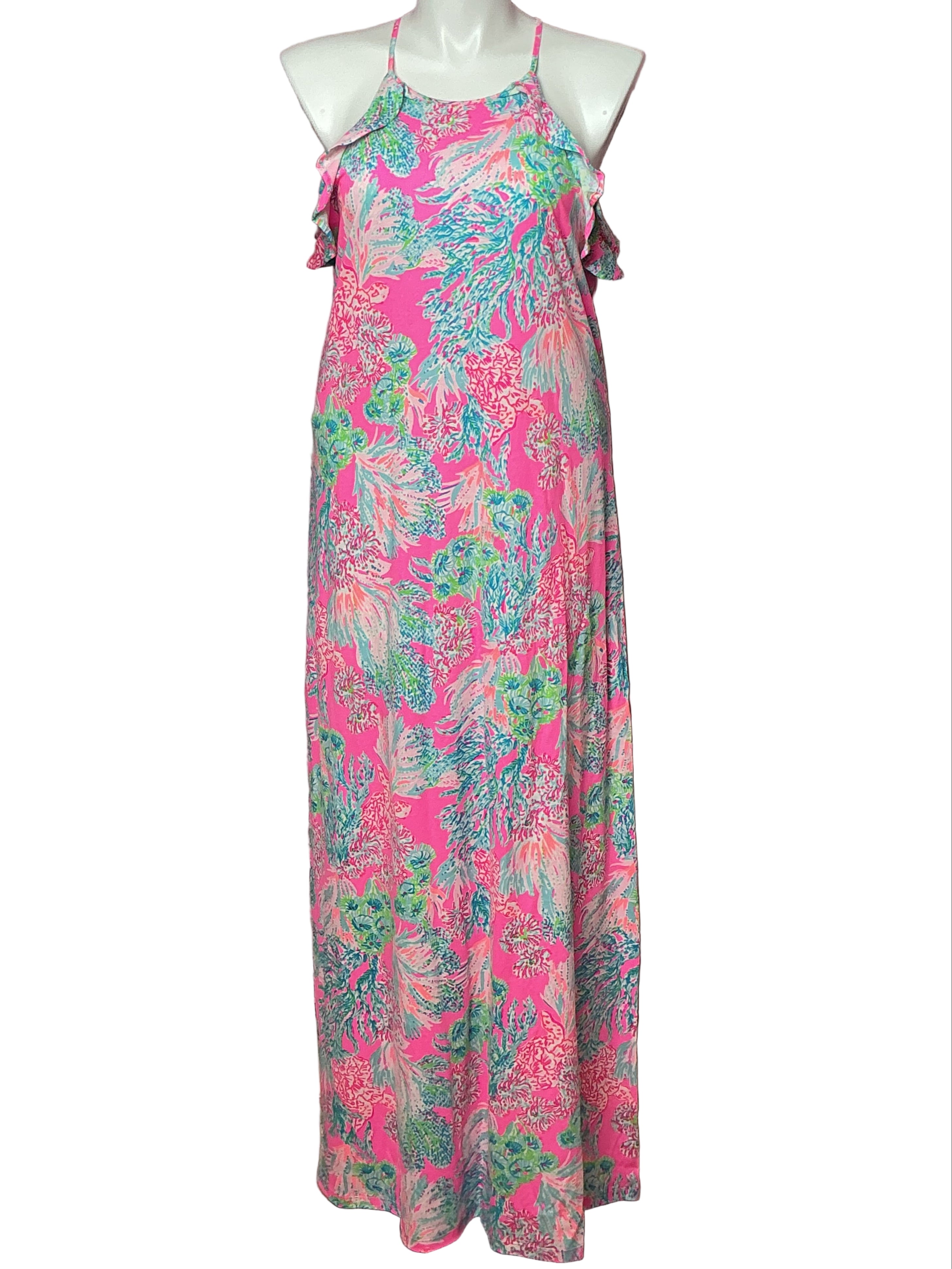 Lilly Pulitzer NWT - Billie Maxi Dress - Prosecco Pink Seaing Things - Size XL