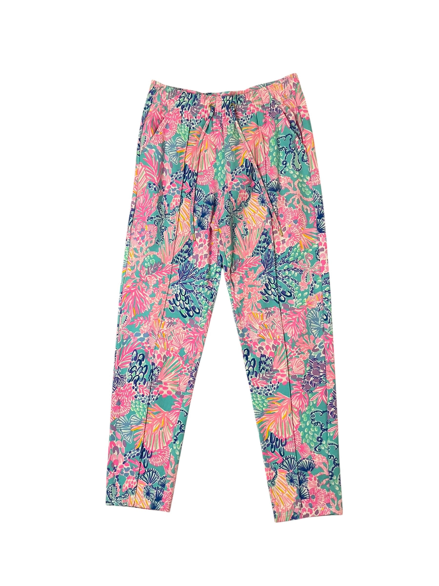 Lilly Pulitzer Emora Knit Pant - Multi Splendor In The Sand - Size S