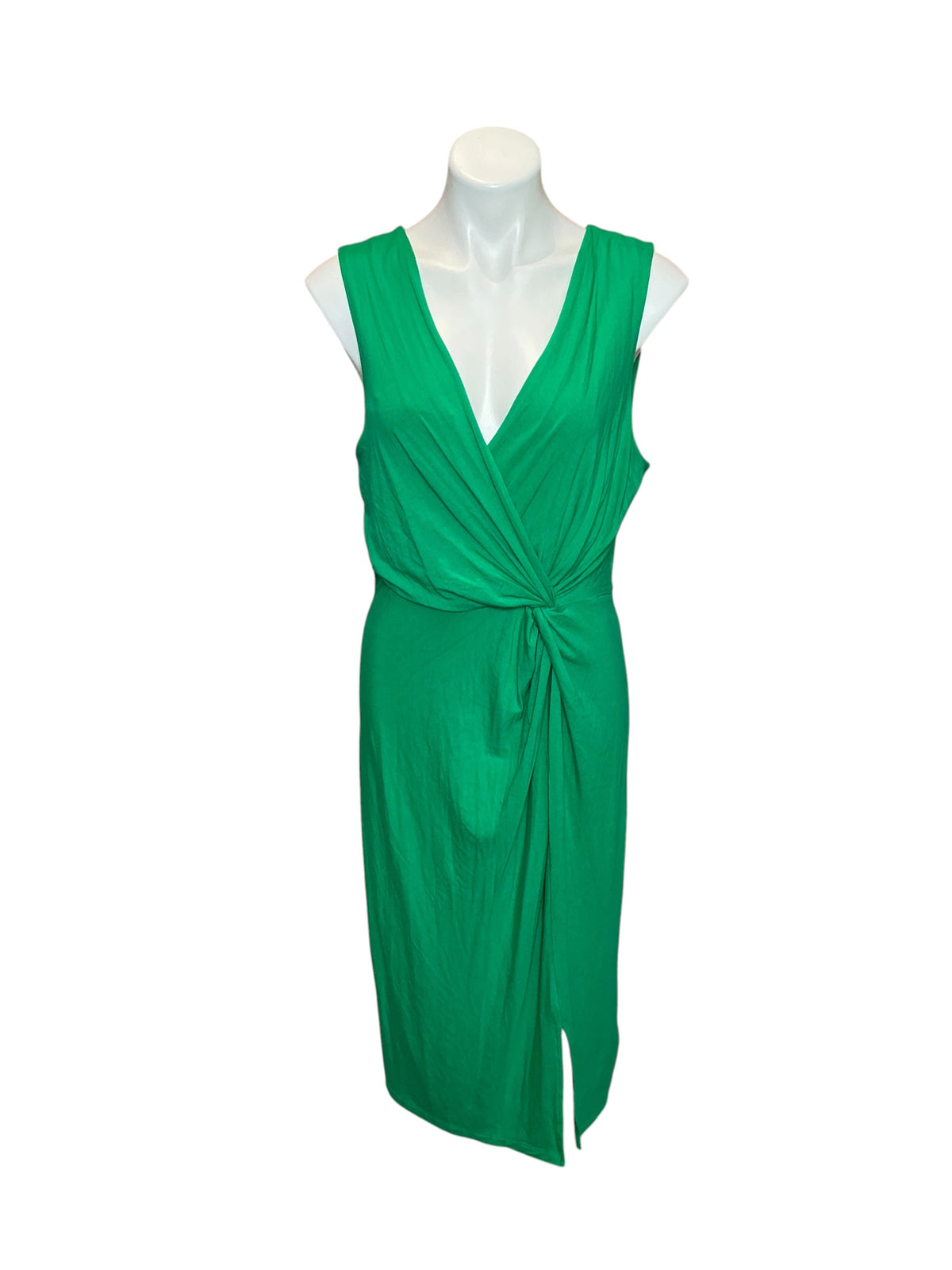 Lilly Pulitzer NWT Odella V-Neck Midi Dress Brazilian Green - Size 14