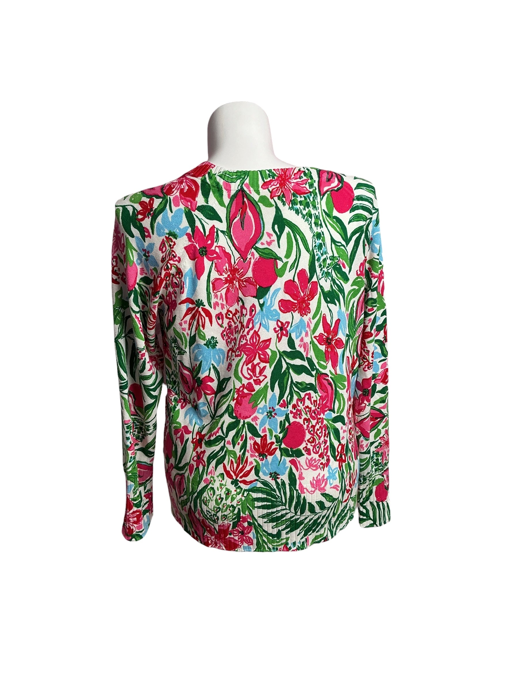 Lilly Pulitzer- NWT Salina Sweater Multi Glowing Gardens Size XL