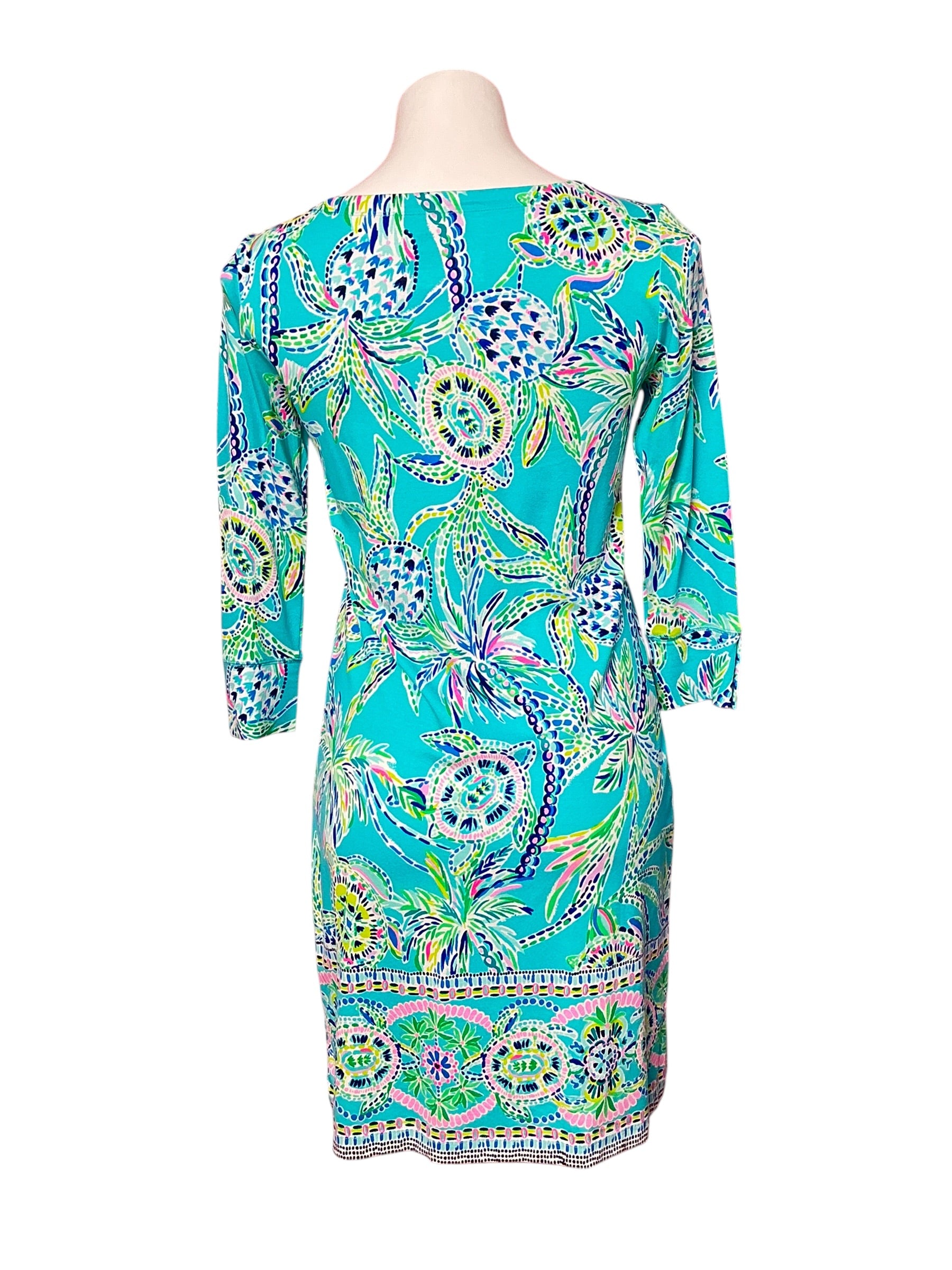 Lilly Pulitzer NWT - UPF 50+ Sophie Dress - Bermuda Blue Turtle SZN Engineered - Size S