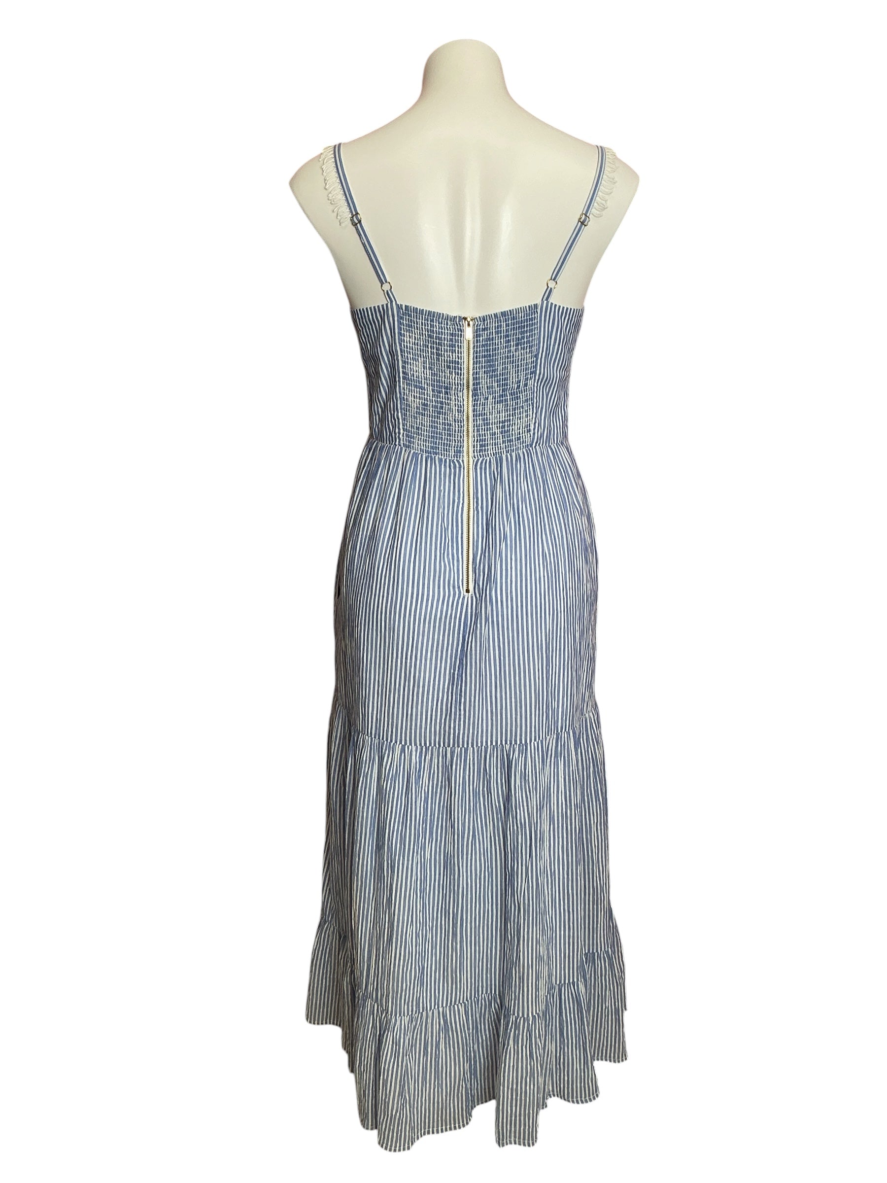 Lilly Pulitzer Jasmyn Maxi Dress Light Oxford Stripe - Size 8