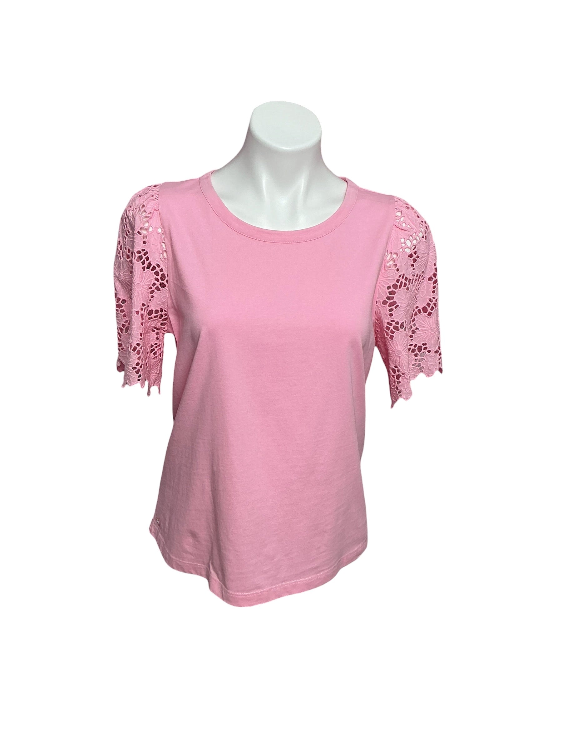Lilly Pulitzer Sebene Knit Top Conch Shell Pink - Size M