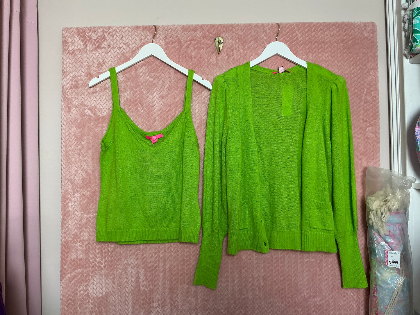 Lilly Pulitzer NWT Angeli Sweater Set Fresh Citrus - Size XL