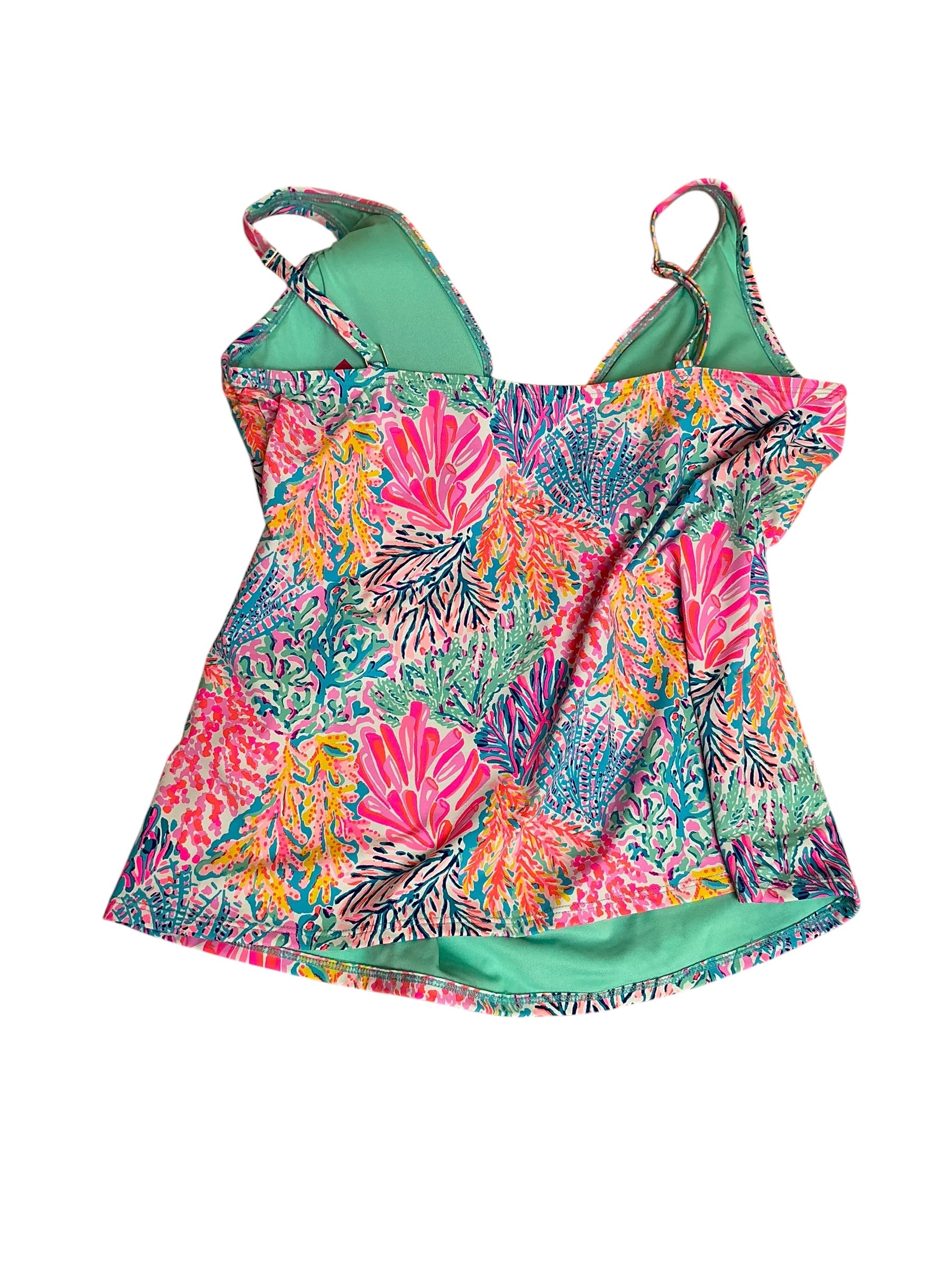 Lilly Pulitzer NWT Brenta Tankini Multi Splash Dance - Size 16