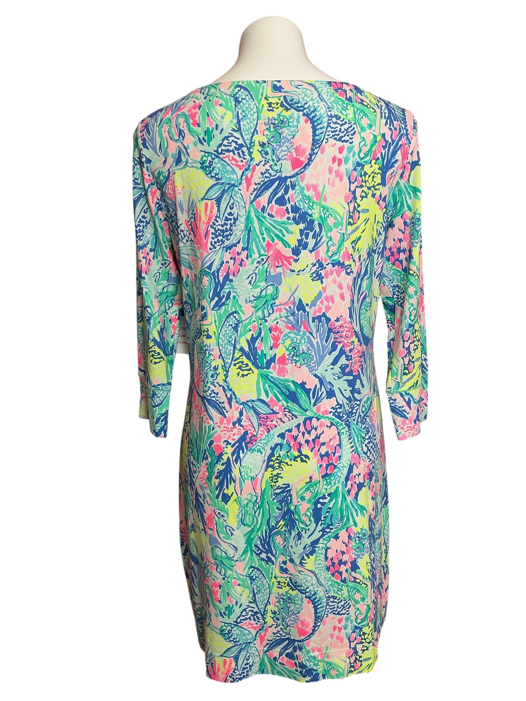 Lilly Pulitzer NWT UPF 50+ Sophie Dress Multi Mermaids Cove - Size L