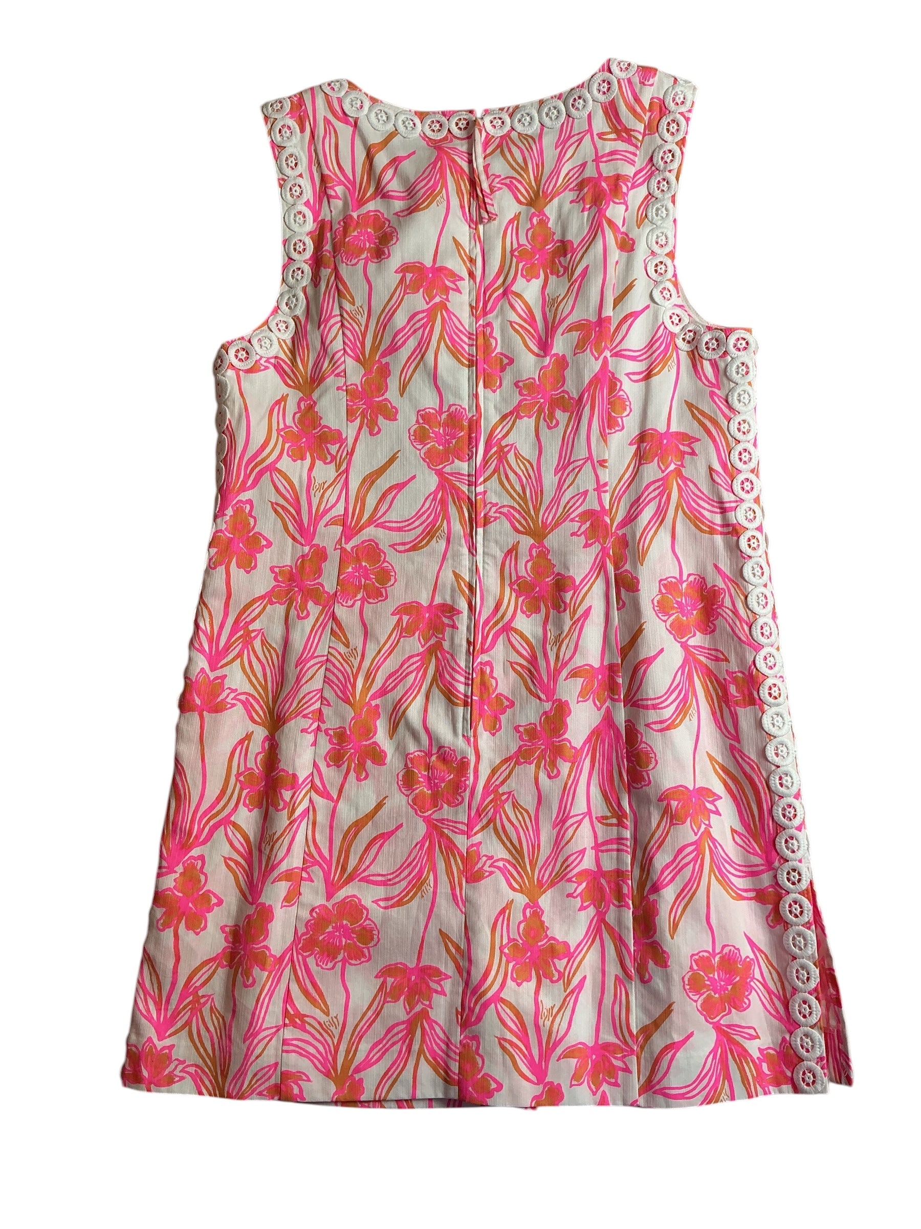 Lilly Pulitzer NWT Sadie Shift Romper - Resort White Lovely Long Stems - Size 14