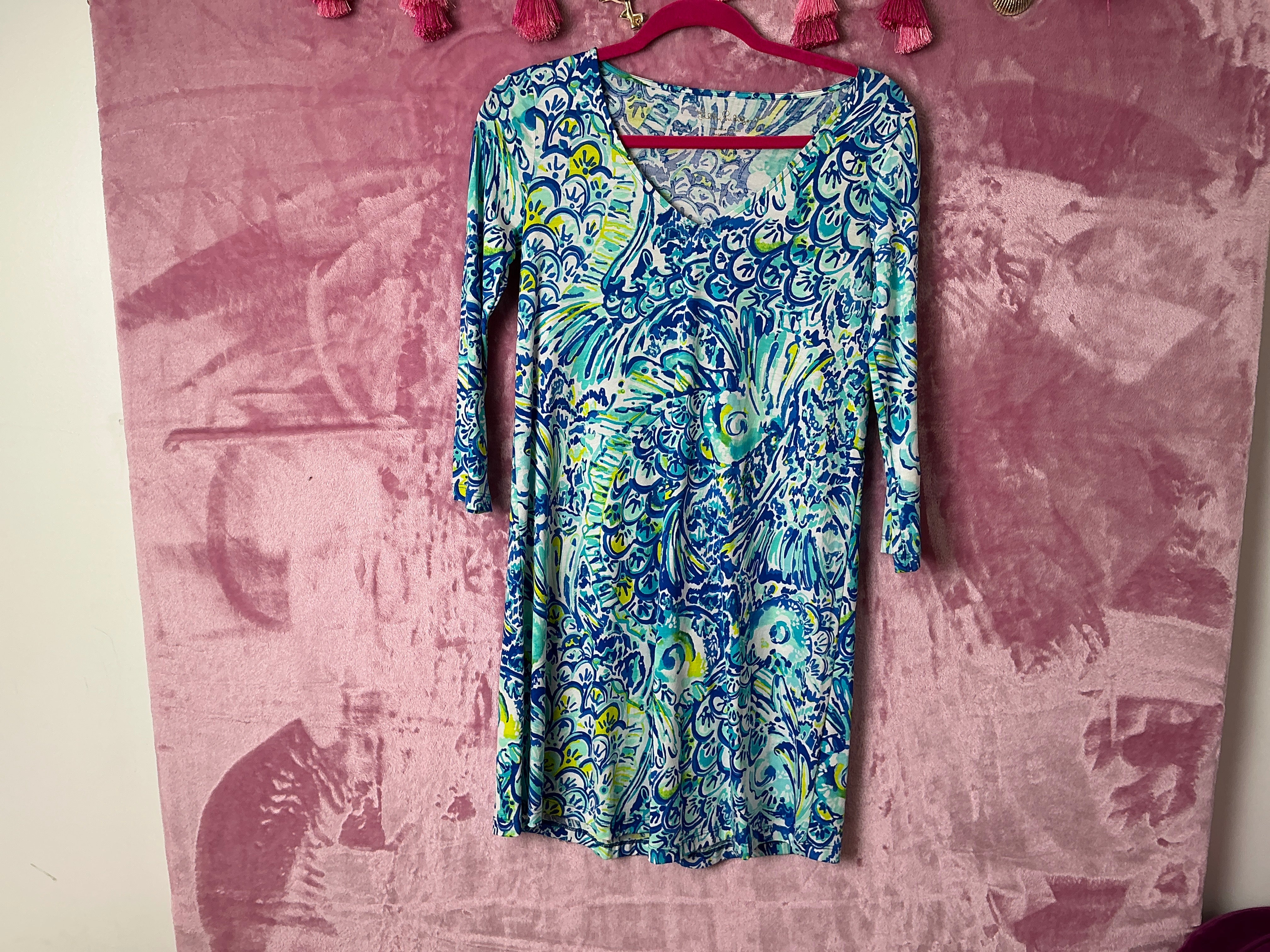 Lilly Pulitzer Dress NWT - Erin Dress - Blue Crush - After Party - Size XXS