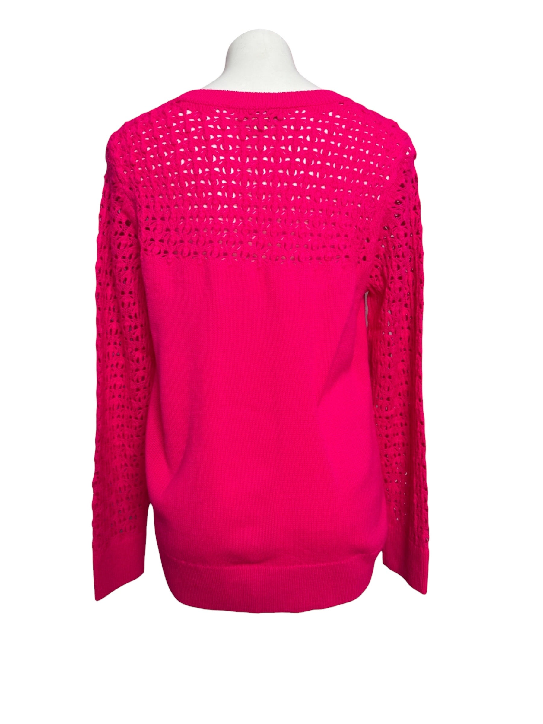 Lilly Pulitzer Daisa Sweater, Parigi Pink Size XL