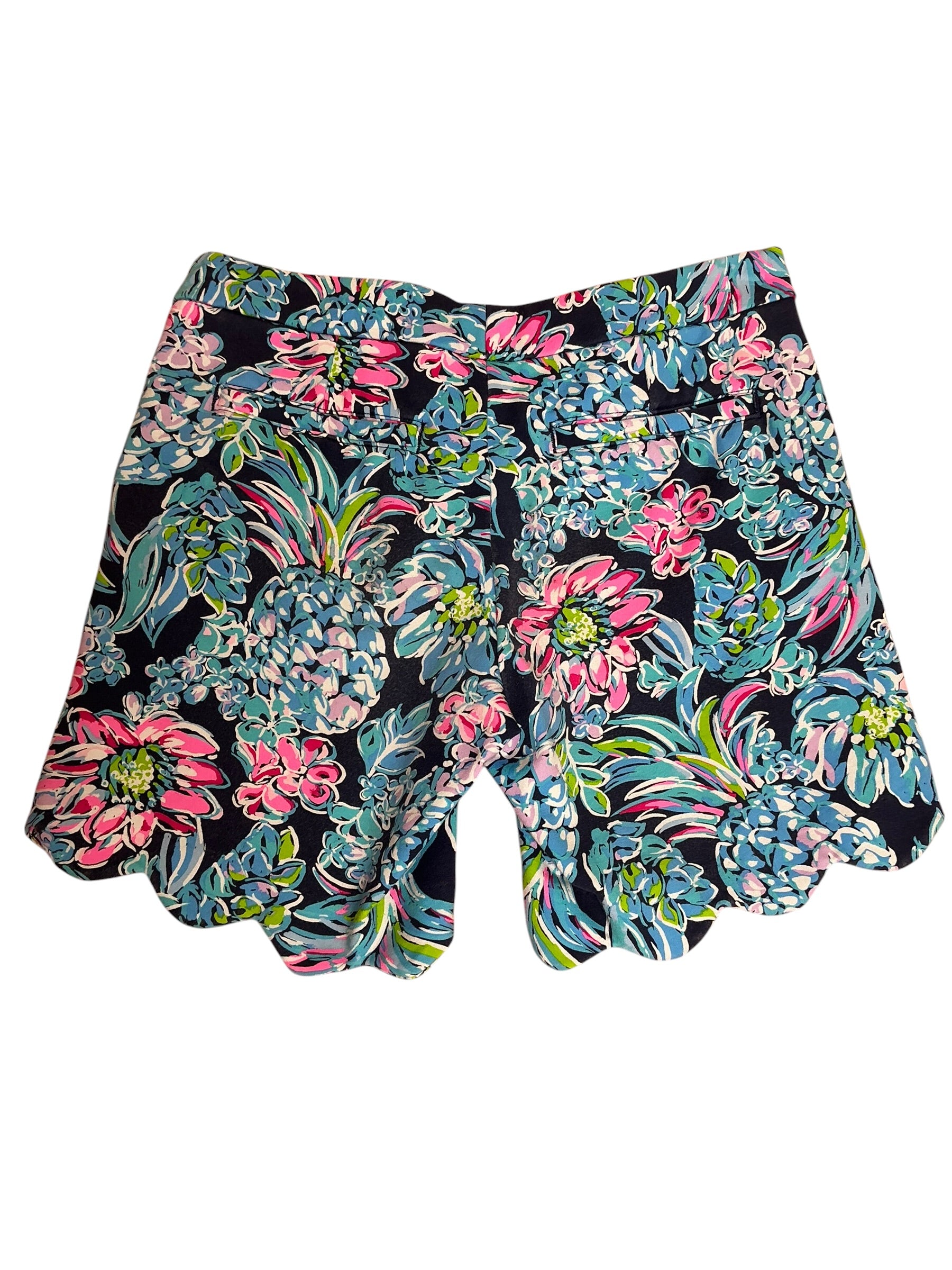 Lilly Pulitzer Buttercup Stretch Short Pineapple Paradise - Size 2