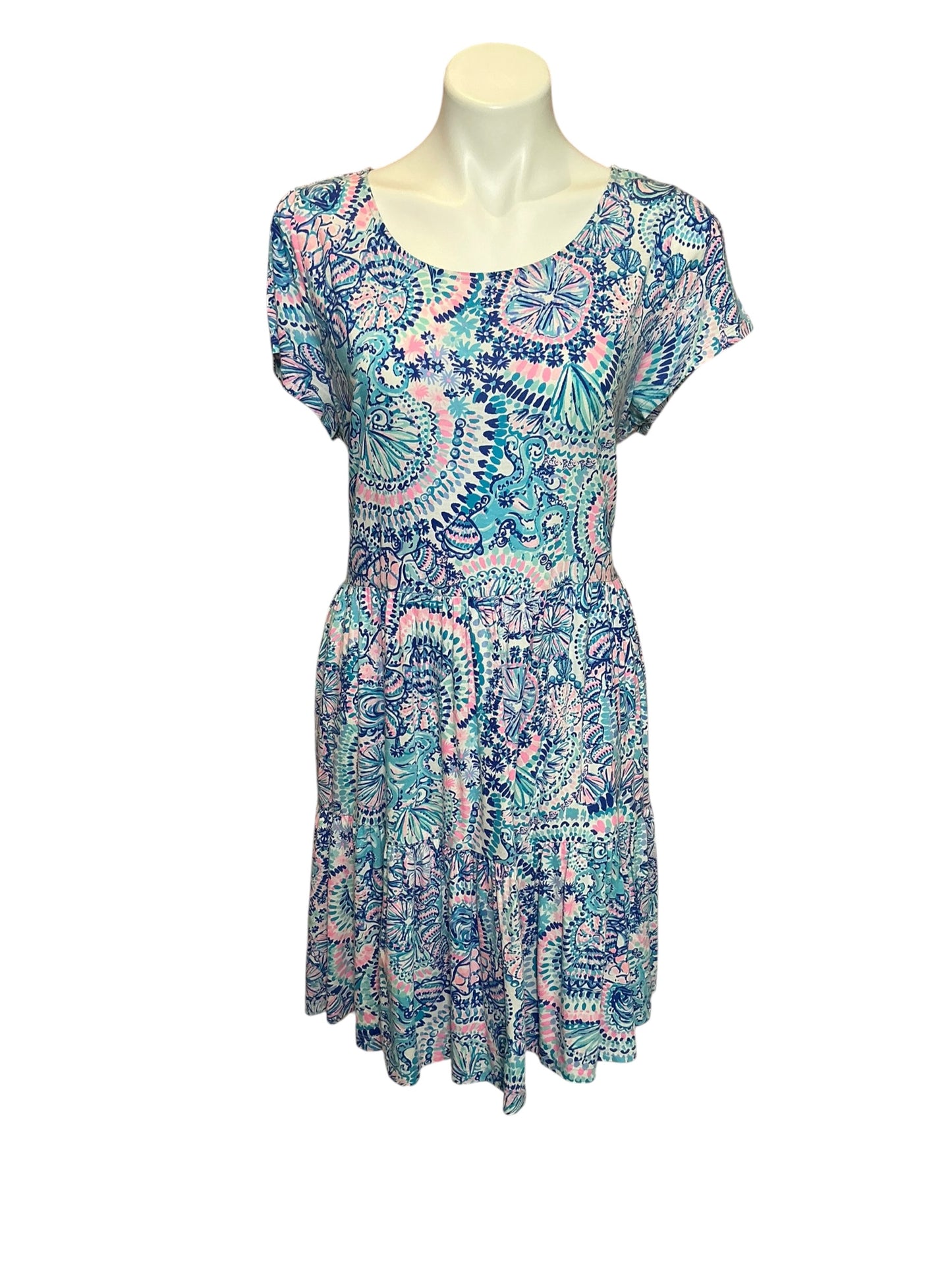 Lilly Pulitzer Geanna Swing Dress Lookin Sharp - Size XL