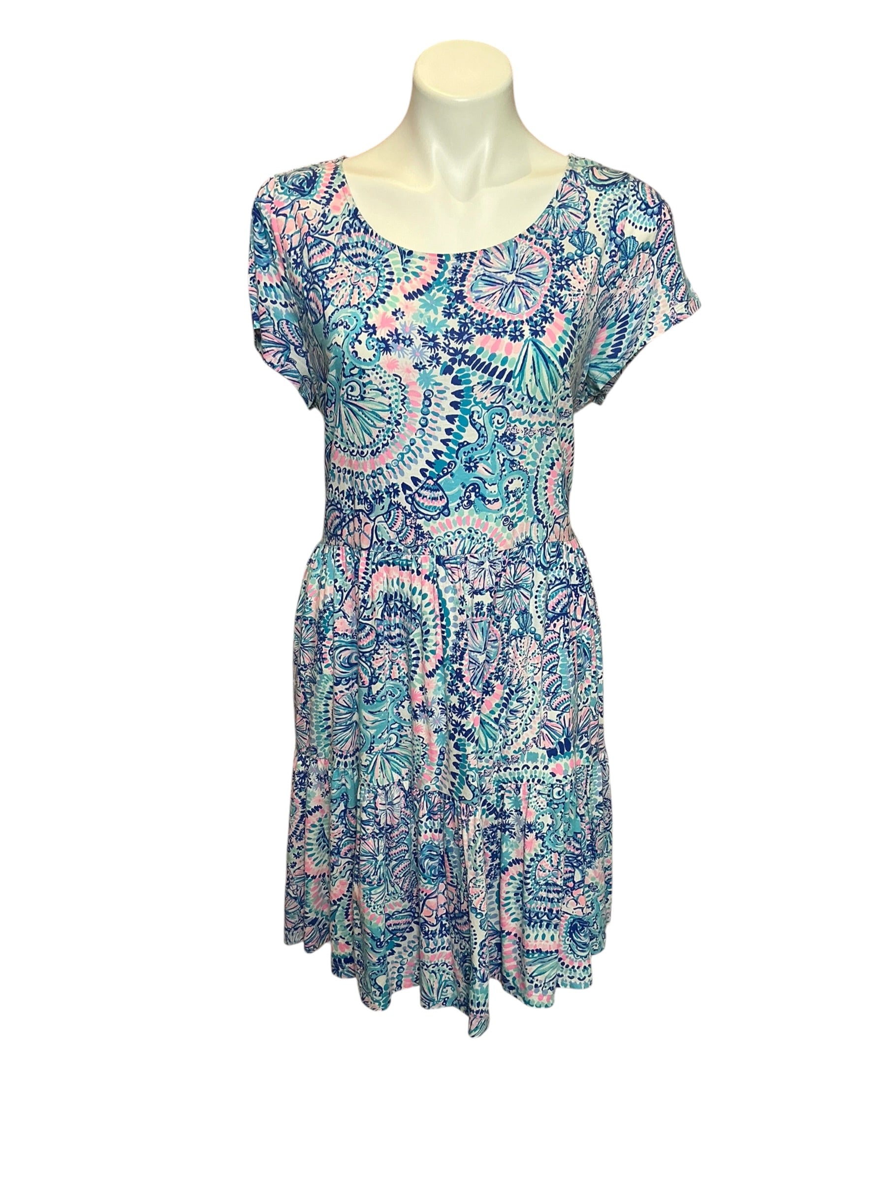 Lilly Pulitzer Geanna Swing Dress Lookin Sharp - Size XL