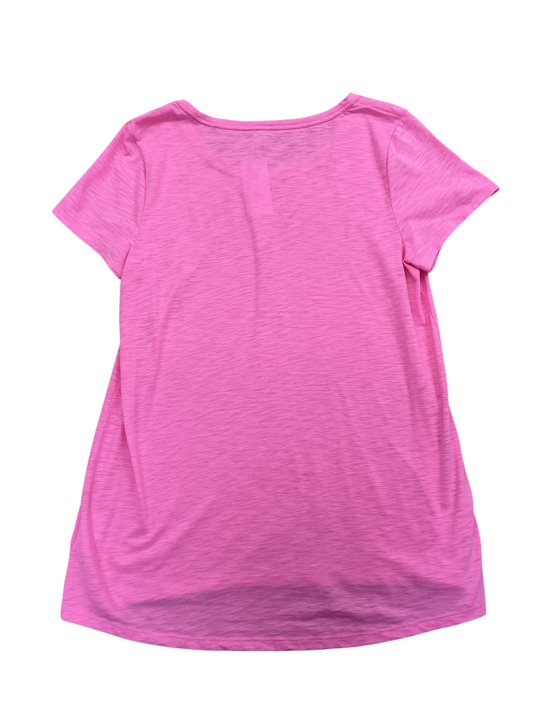 Lilly Pulitzer Etta Scoopneck Top Plumeria Pink - Size L