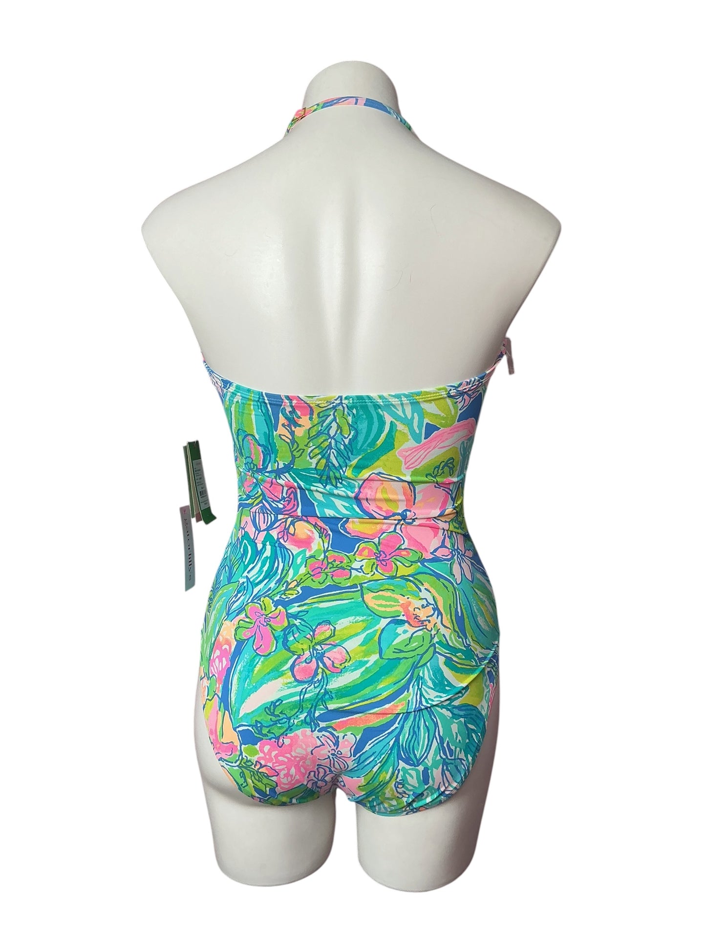 Lilly Pulitzer NWT Flamenco One-Piece Bennet Blue Surf Gypsea Swim - Size 4