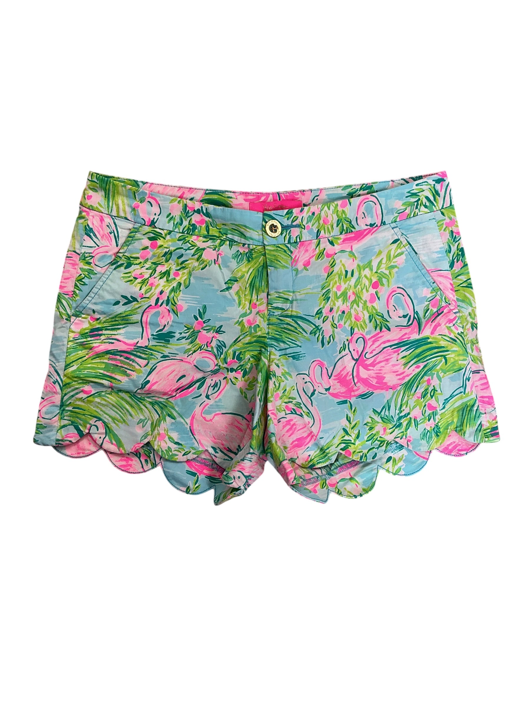 Lilly Pulitzer Buttercup Stretch Shorts Multi Floridita - Size 6