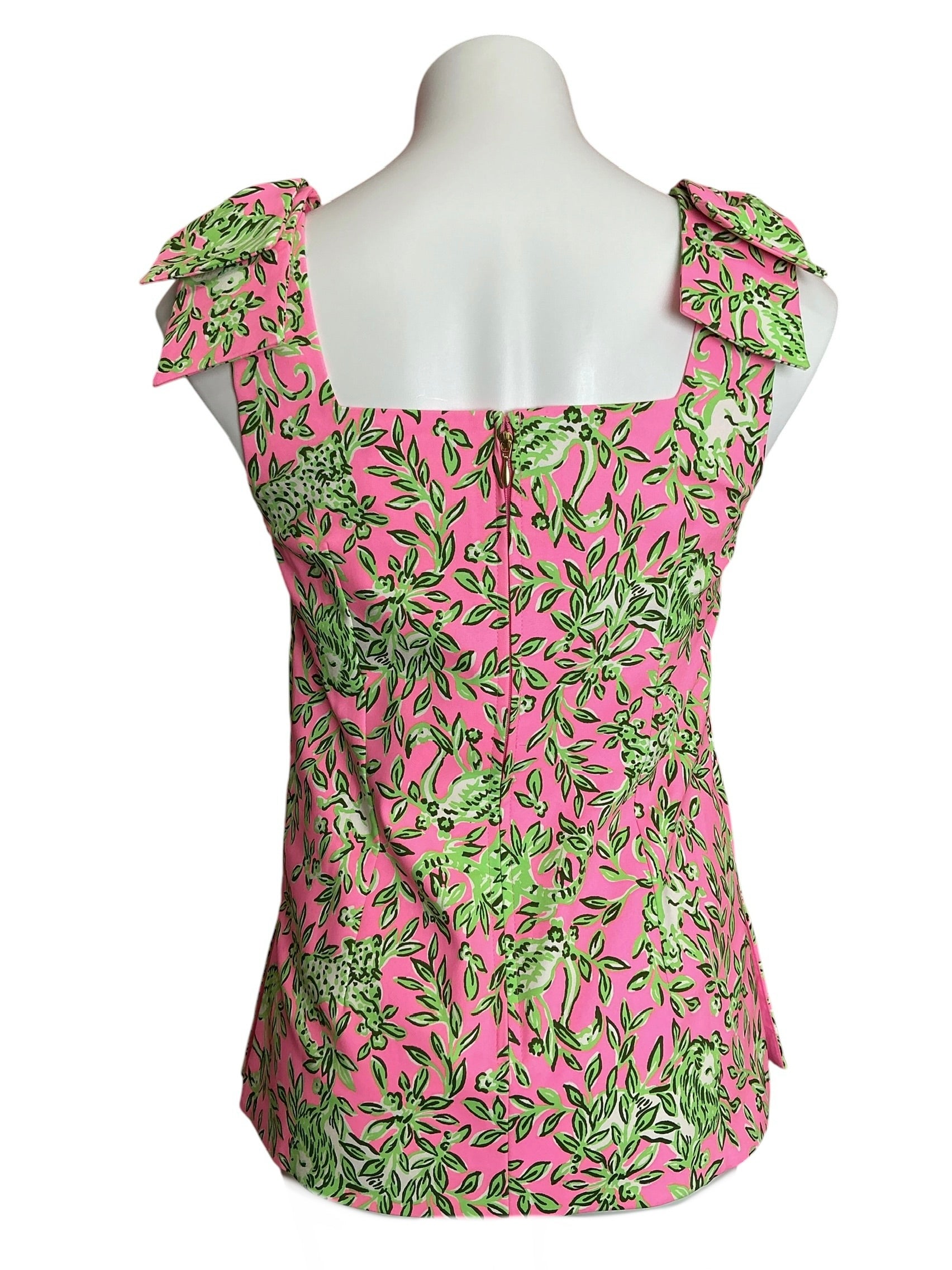 Lilly Pulitzer NWT Anders Tunic Rousseau Pink Mane Character Energy - Size 0