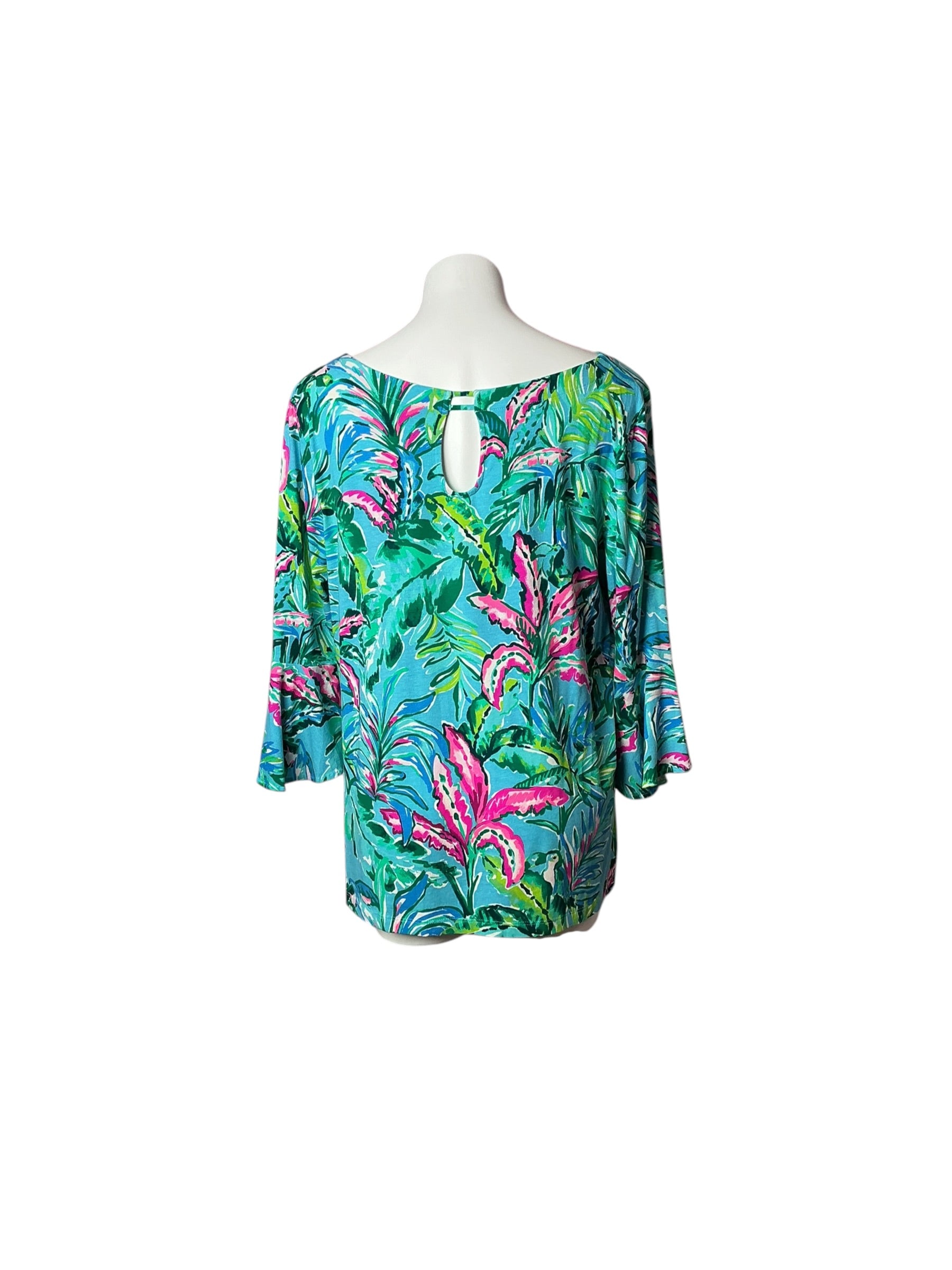 Lilly Pulitzer Fontaine Top Porto Blue In the Trees - Size XXL