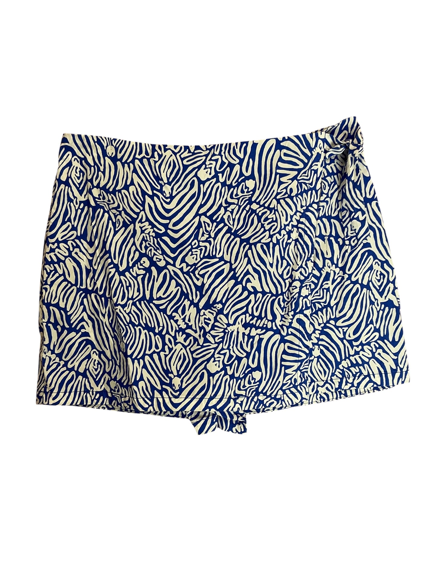 Lilly Pulitzer Alysia Mini Skort Martinique Blue Zee Bebe - Size 16
