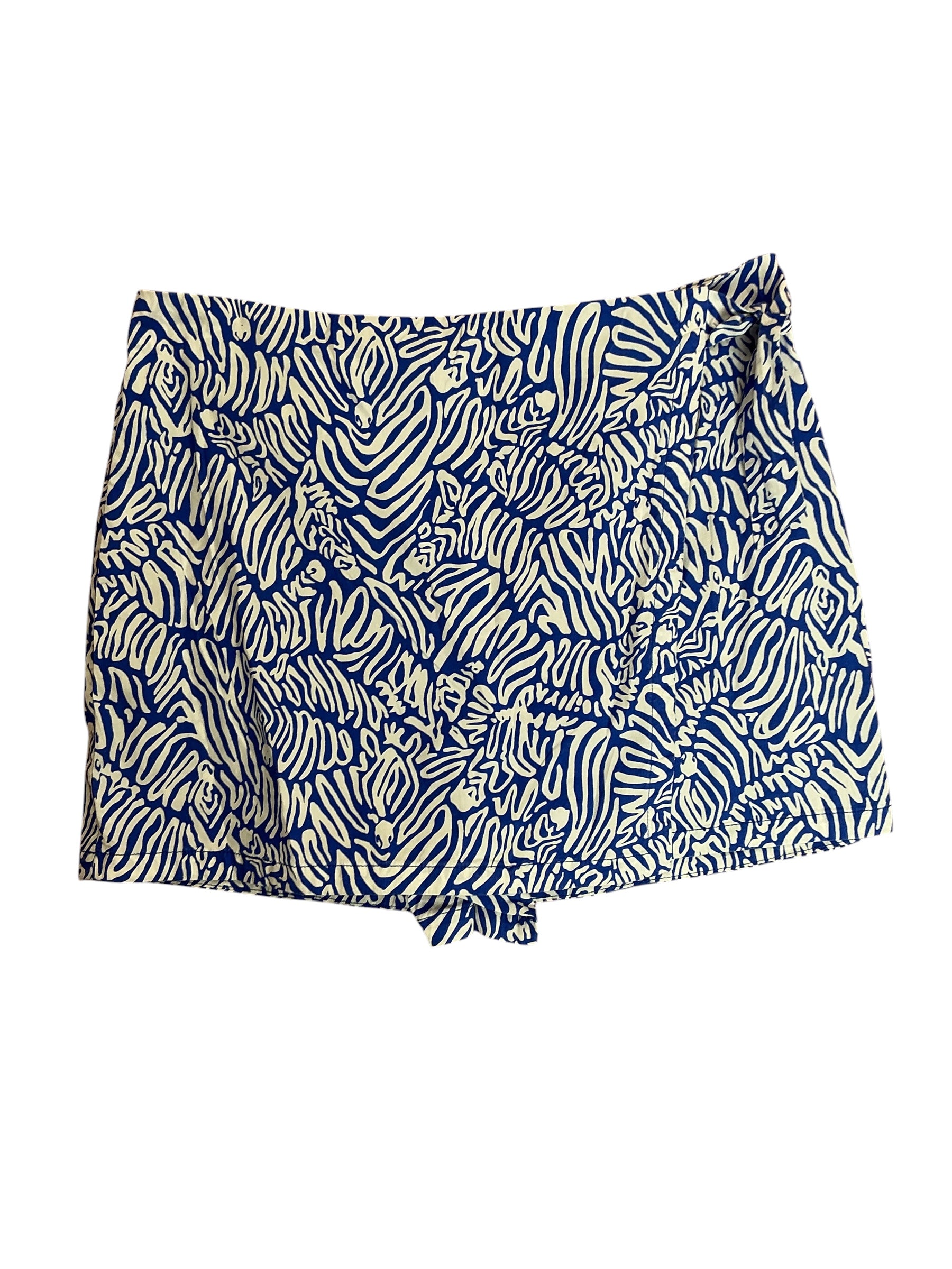 Lilly Pulitzer Alysia Mini Skort Martinique Blue Zee Bebe - Size 16