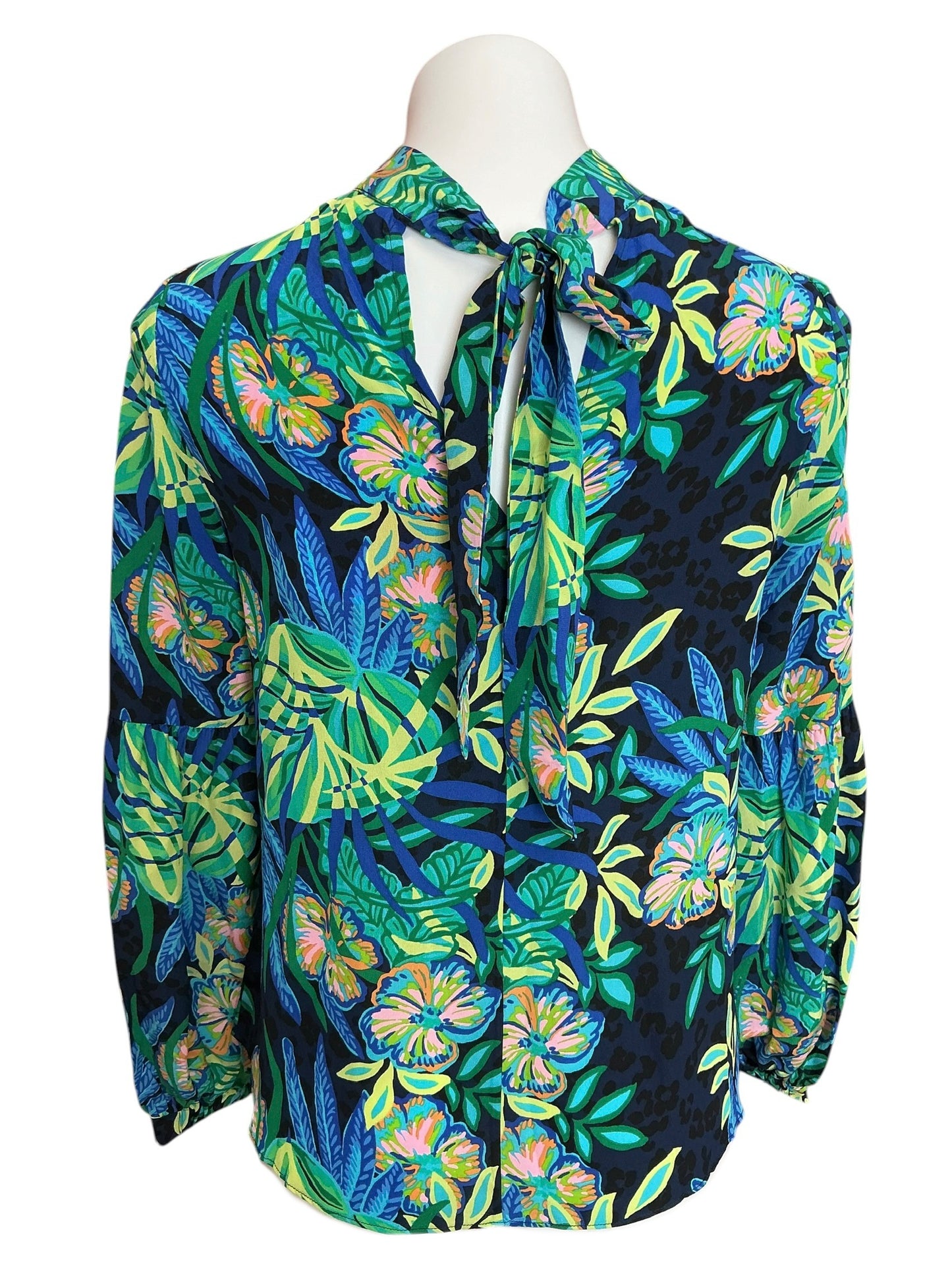 Lilly Pulitzer NWT Witaker Silk Top Multi The Hottest Spot - Size XS