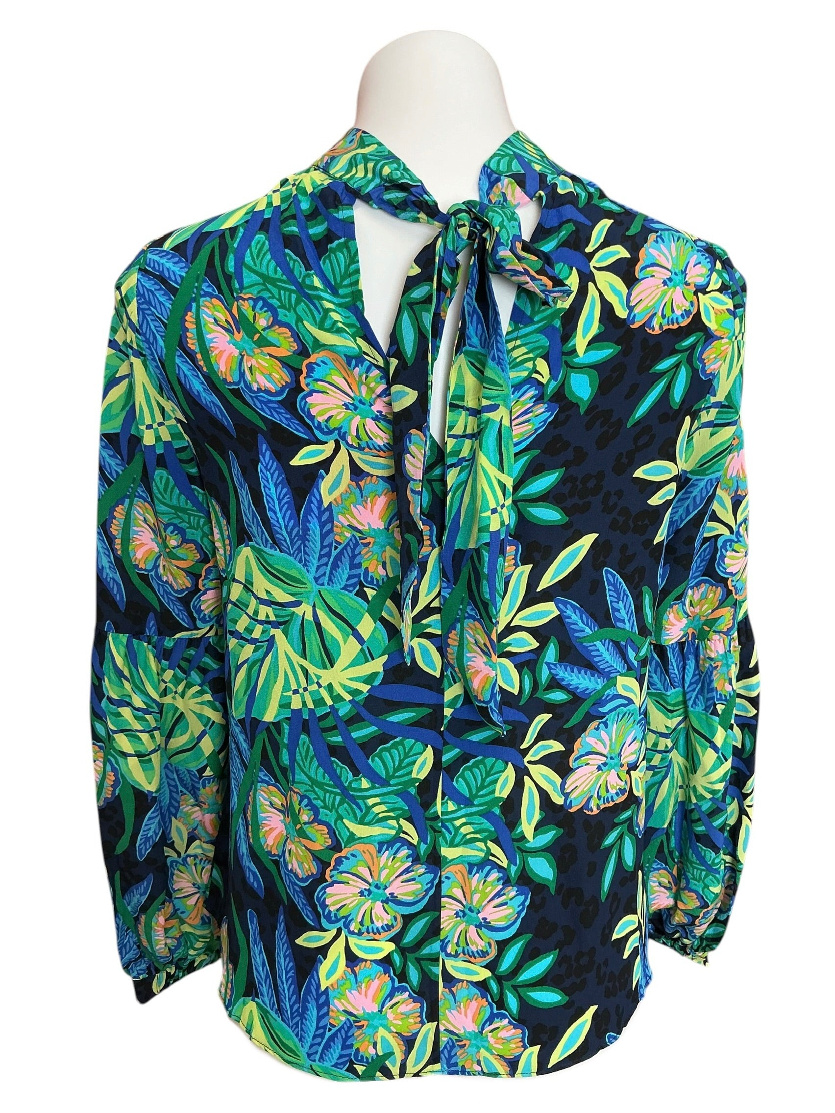 Lilly Pulitzer NWT Witaker Silk Top Multi The Hottest Spot - Size XS