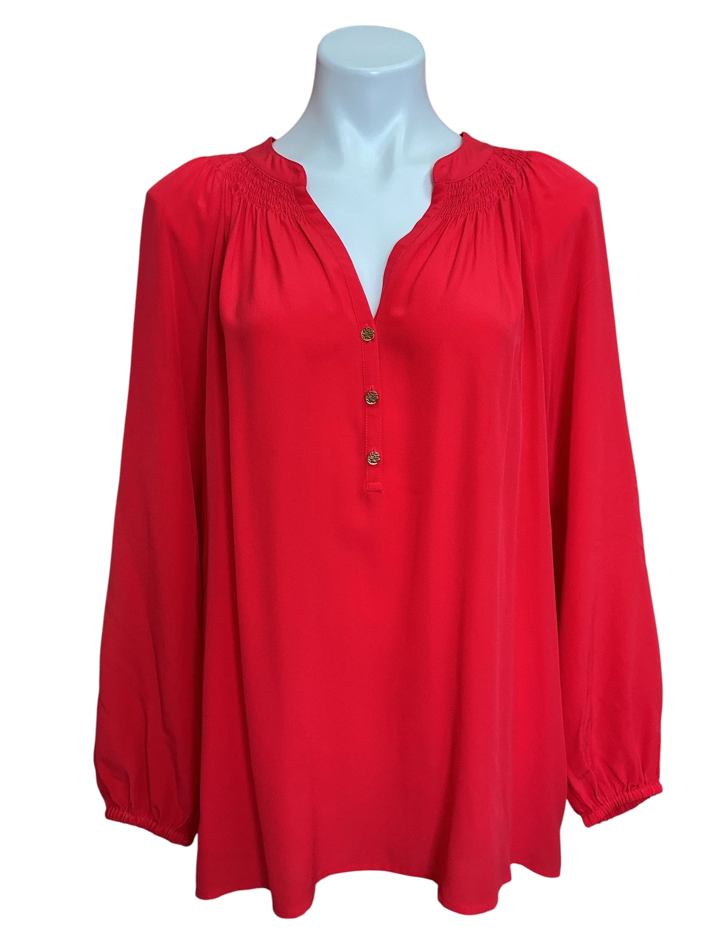 Lilly Pulitzer Elsa Top Cranberry Red - Size XL