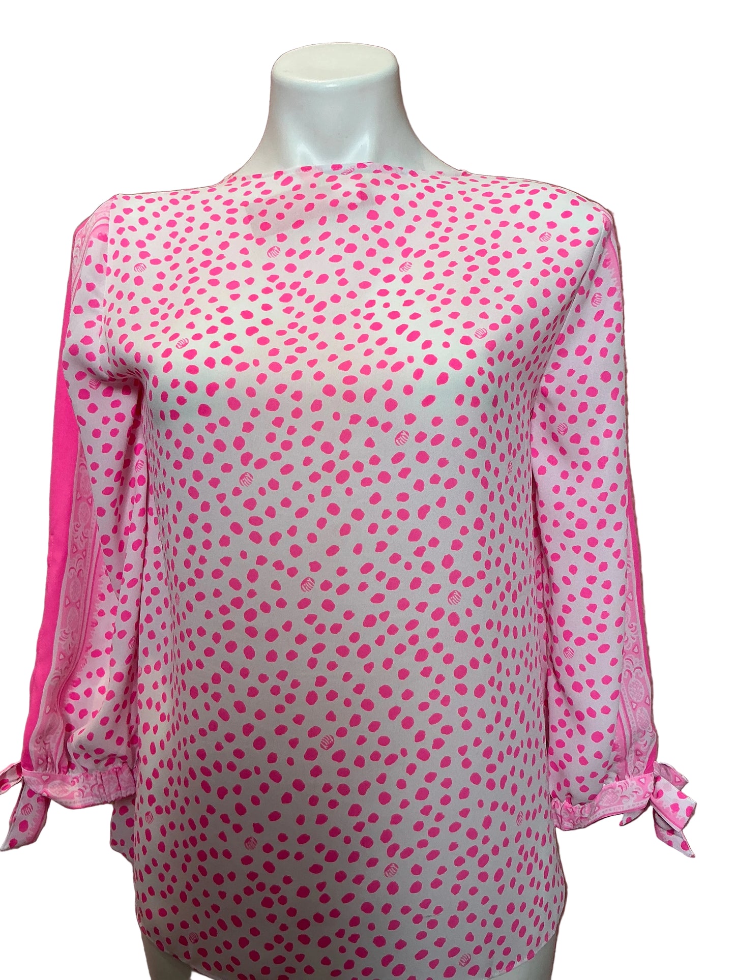 Lilly Pulitzer Pamala Top Prosecco Pink Lilly - Size XS