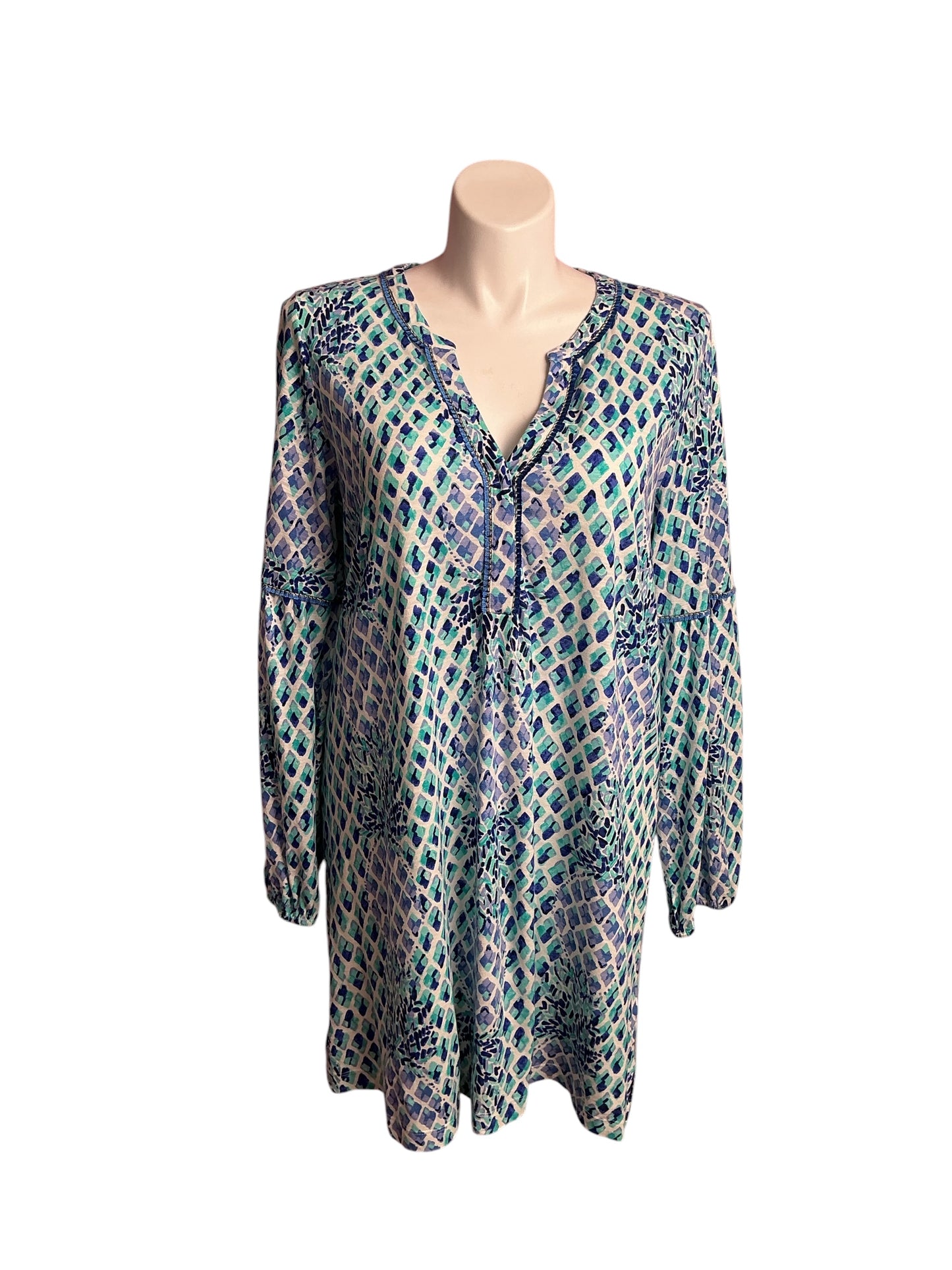 Lilly Pulitzer- Joy Tunic Dress Toe In Size XL