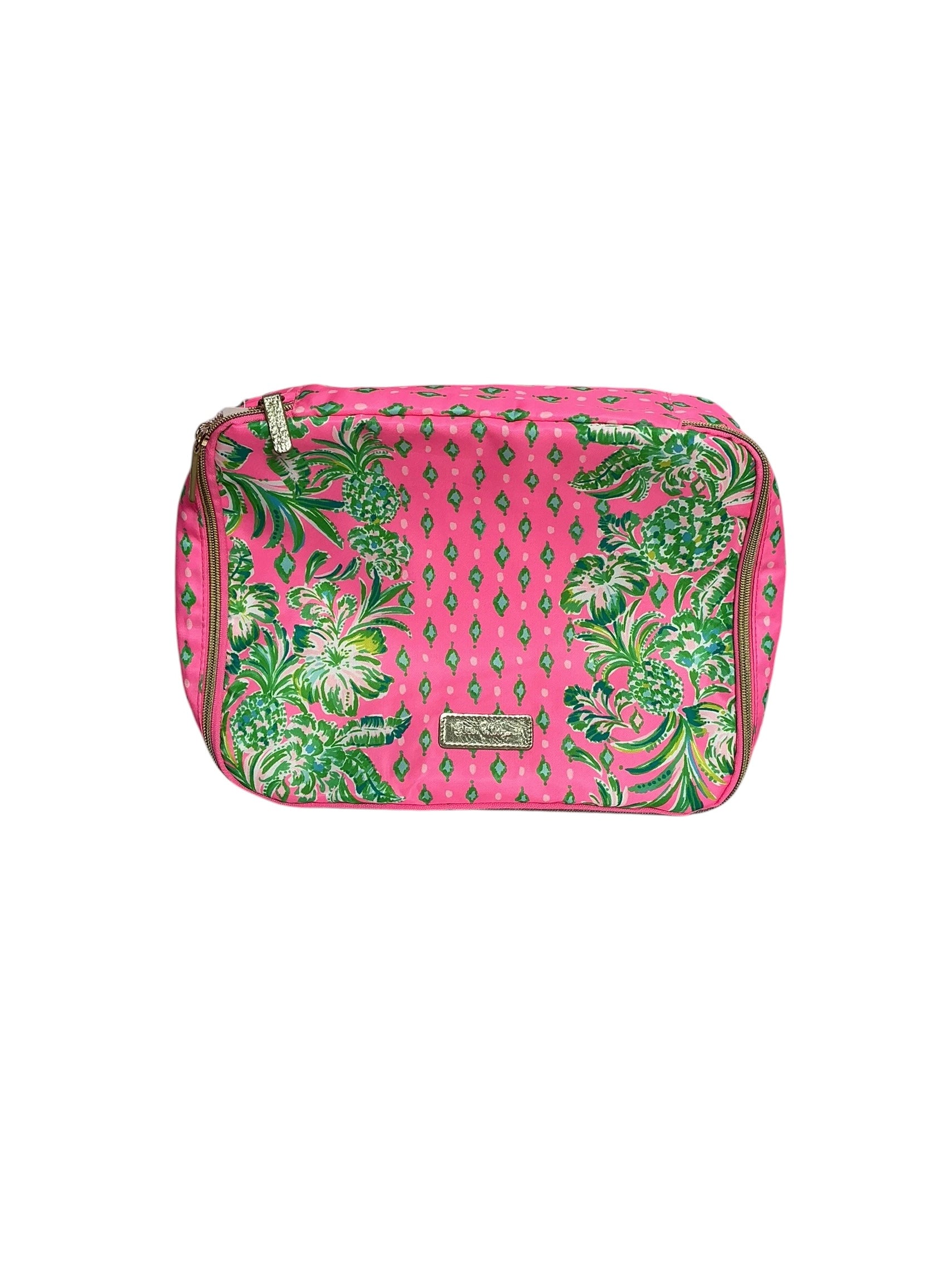 Lilly Pulitzer GWP Packing Cubes Pink Shandy Oh Diamond Girl Engineered