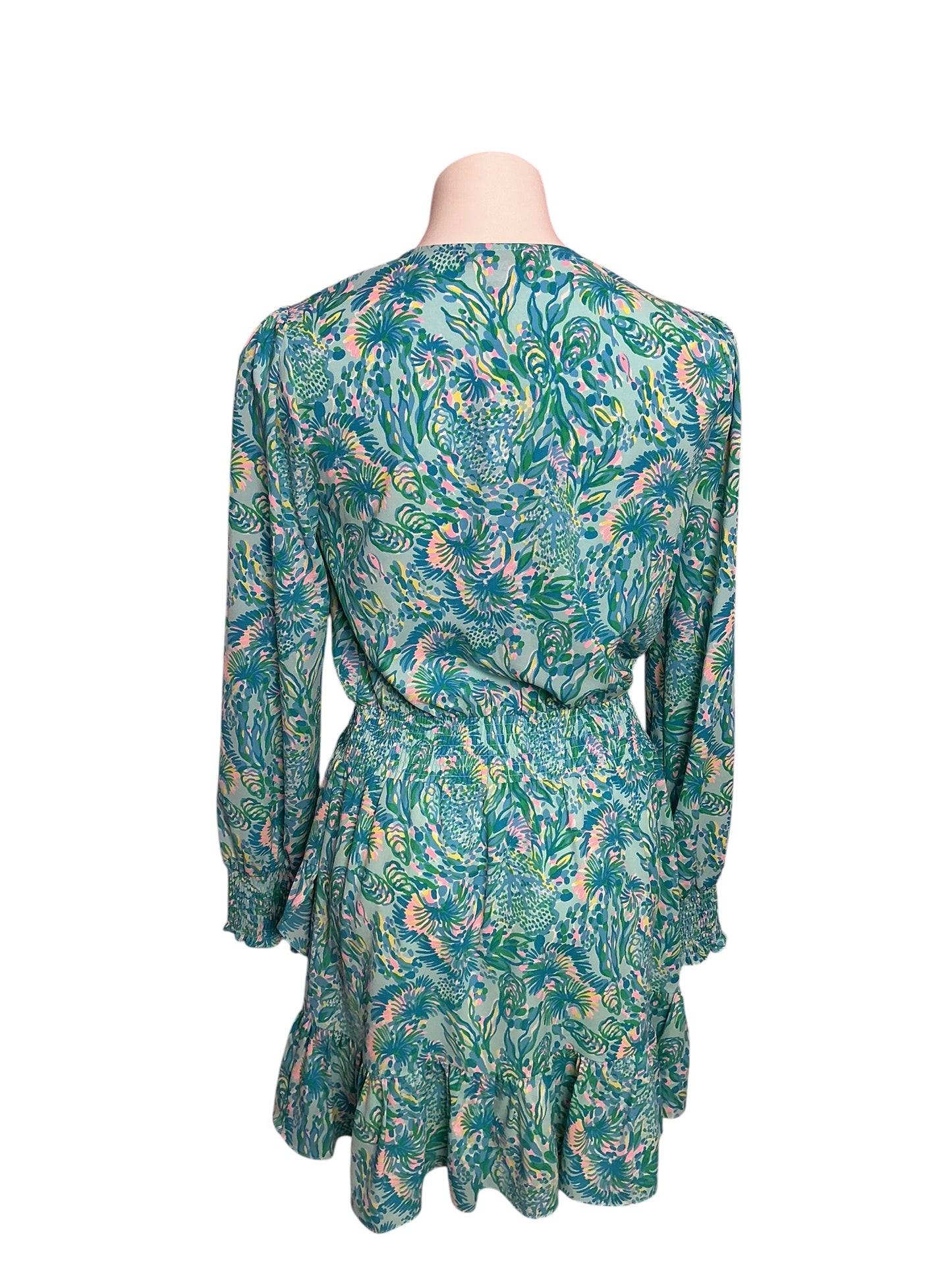 Lilly Pulitzer Cristiana Stretch Dress In Full Bloom - Size 10