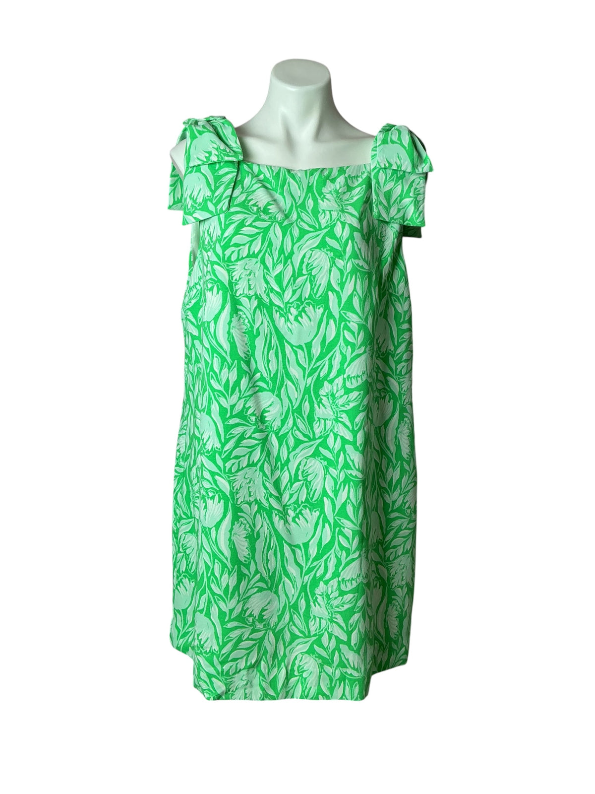 Lilly Pulitzer Carmine Shift Dress Fauna Green Tulip To Tango - Size 16