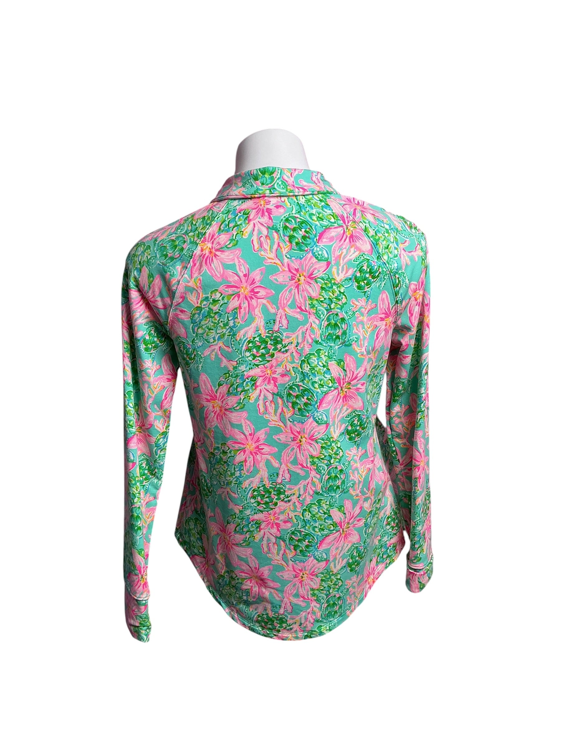 Lilly Pulitzer- UPF 50+ Skipper Popover Multi Groven Garden  Size S