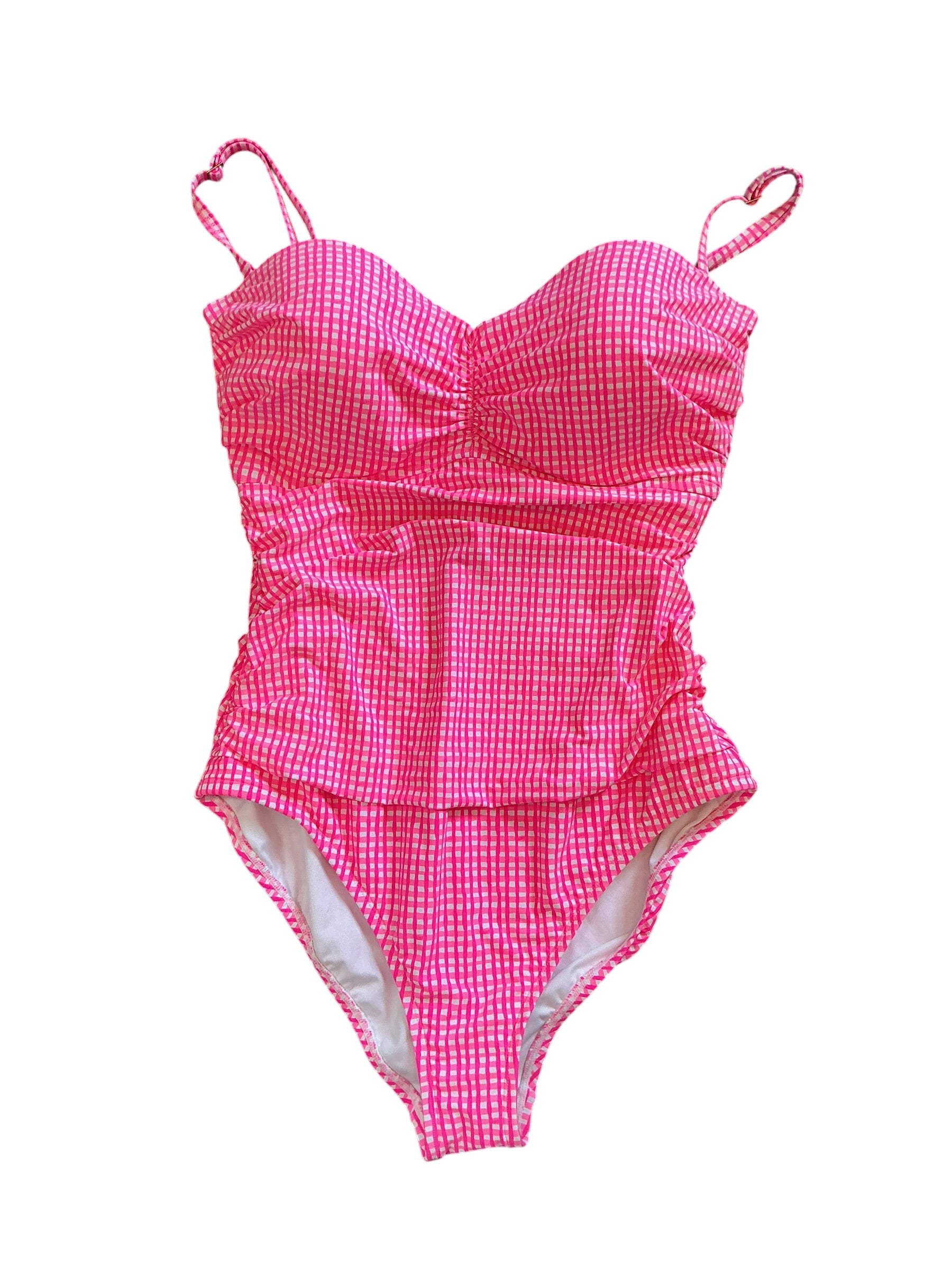 Lilly Pulitzer NWT Layne One Piece - Pink Isle Along The Same Line - Size 14