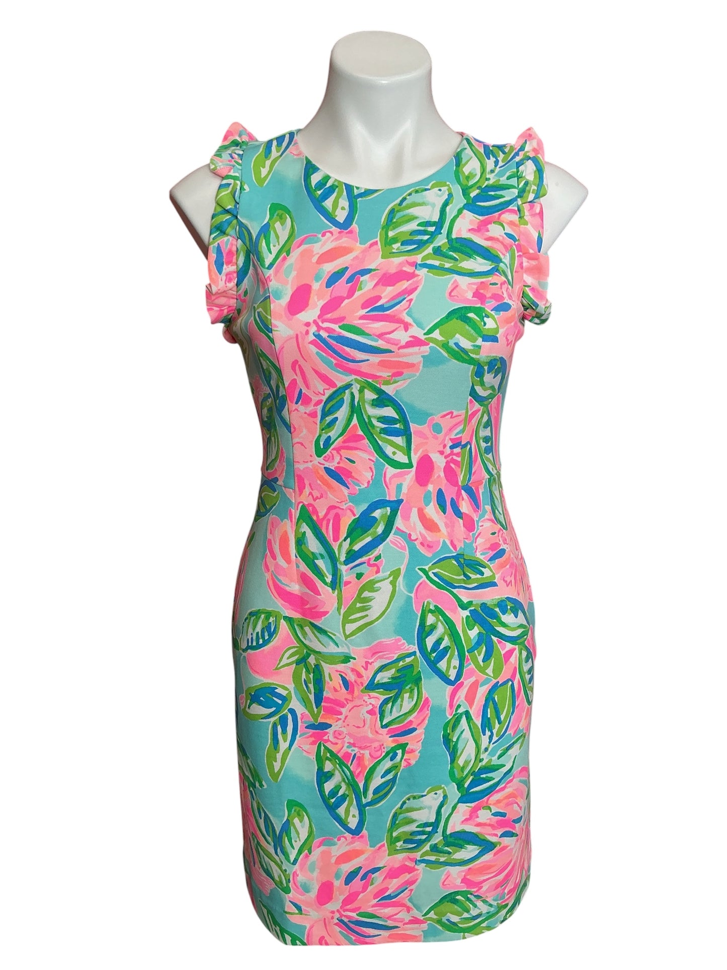 Lilly Pulitzer Carmelisa Shift Dress Totally Blossom - Size 0