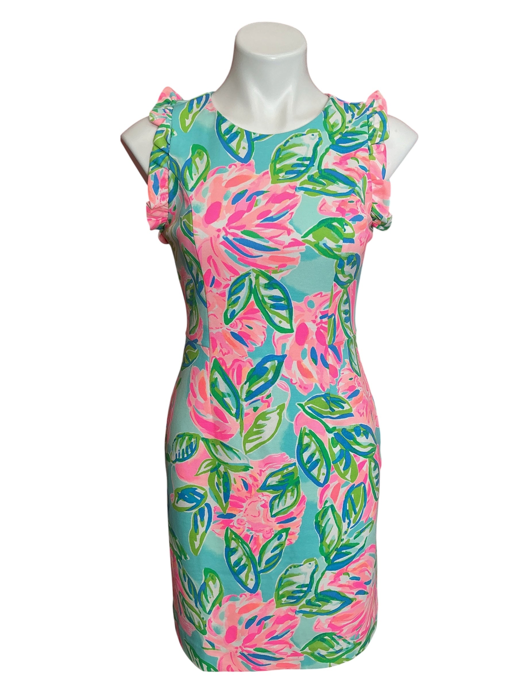 Lilly Pulitzer Carmelisa Shift Dress Totally Blossom - Size 0