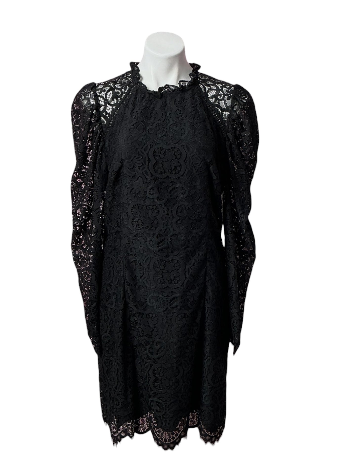 Lilly Pulitzer Averi Lace Dress Onyx Two Tone Carnival Lace - Size 12